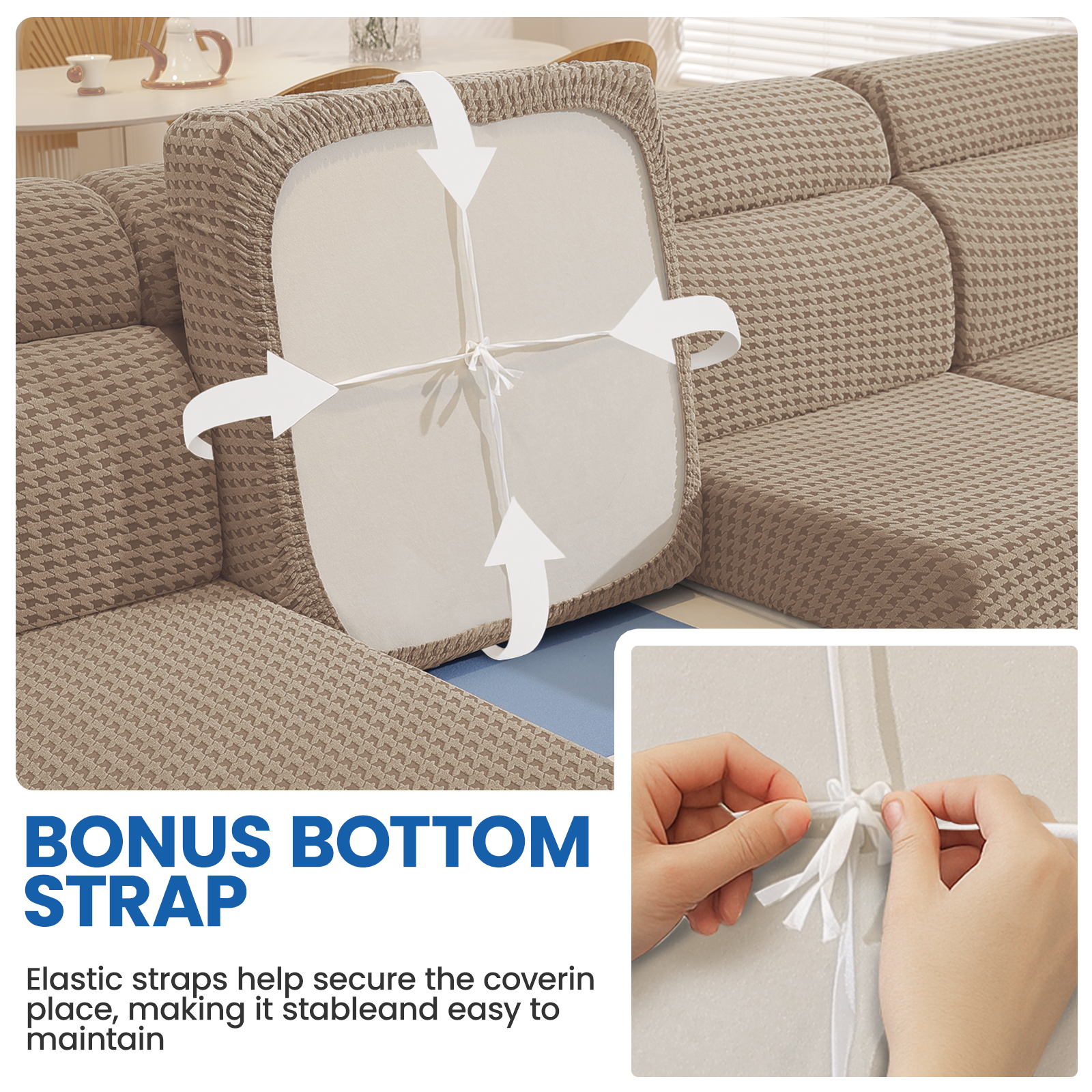 Ystyle Stretch Sofa Seat Cover 3 Seater New Pattern-YSTYLE