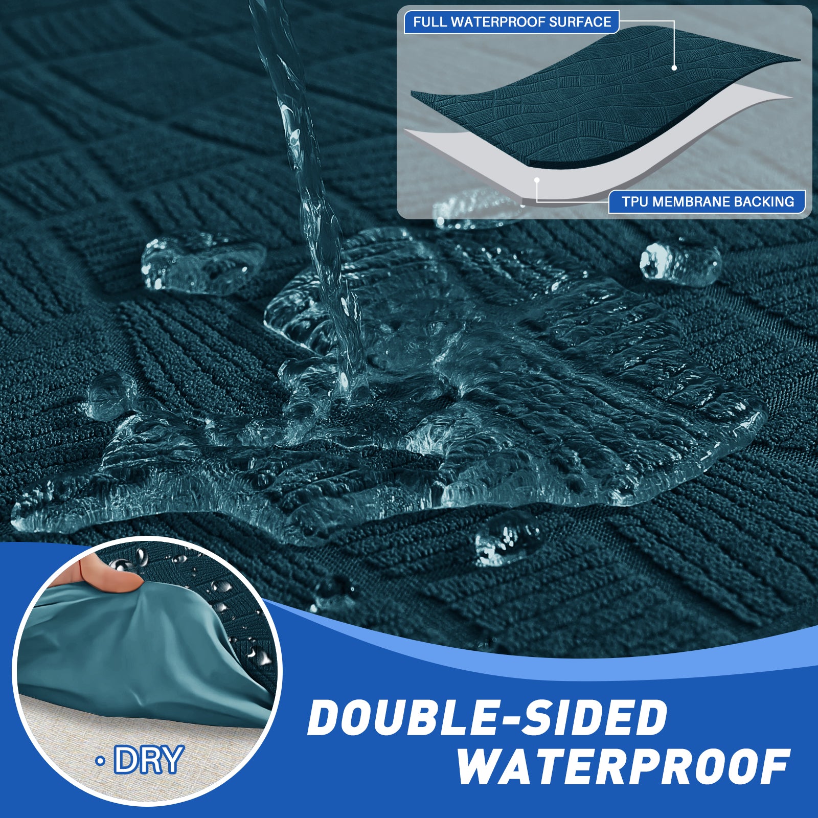 Copertura impermeabile e stretch per sedile del divano 1 posto Geometrica | YSTYLE