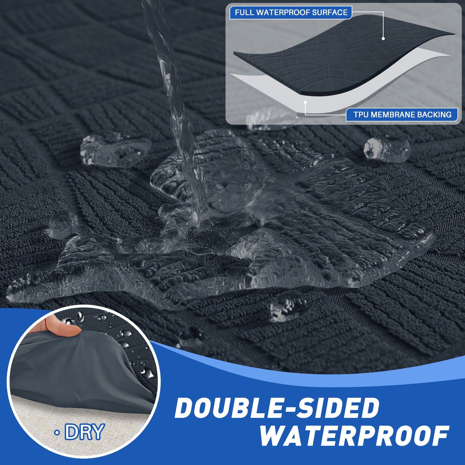 Copertura impermeabile e stretch per sedile del divano 1 posto Geometrica | YSTYLE