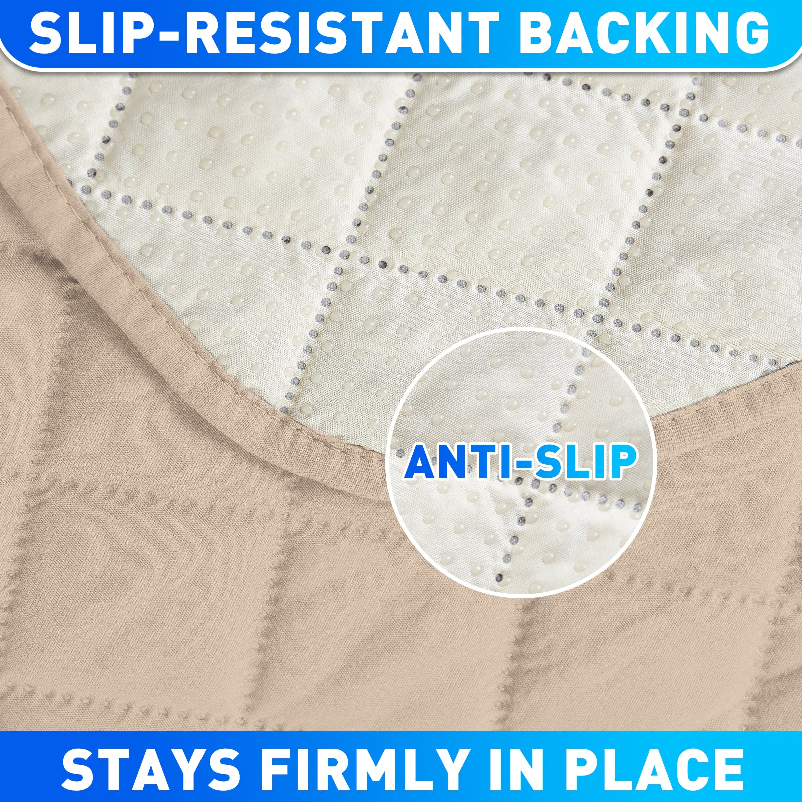 Waterproof 1 Seater Armchair Cover with Non-Slip Backing and Pockets