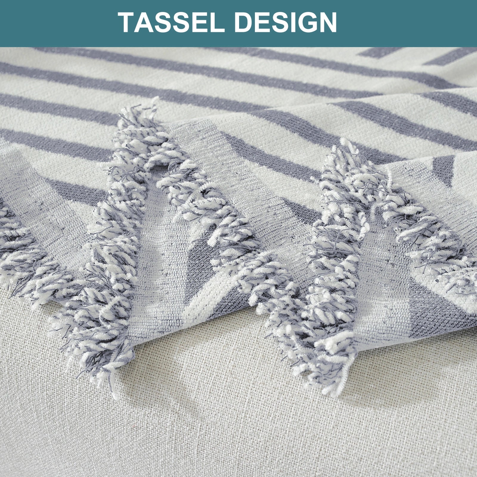 YSTYLE 3 Seater Sofa Blanket,Full Coverage,Stain-Resistant,All-Season Design-Line Crossing