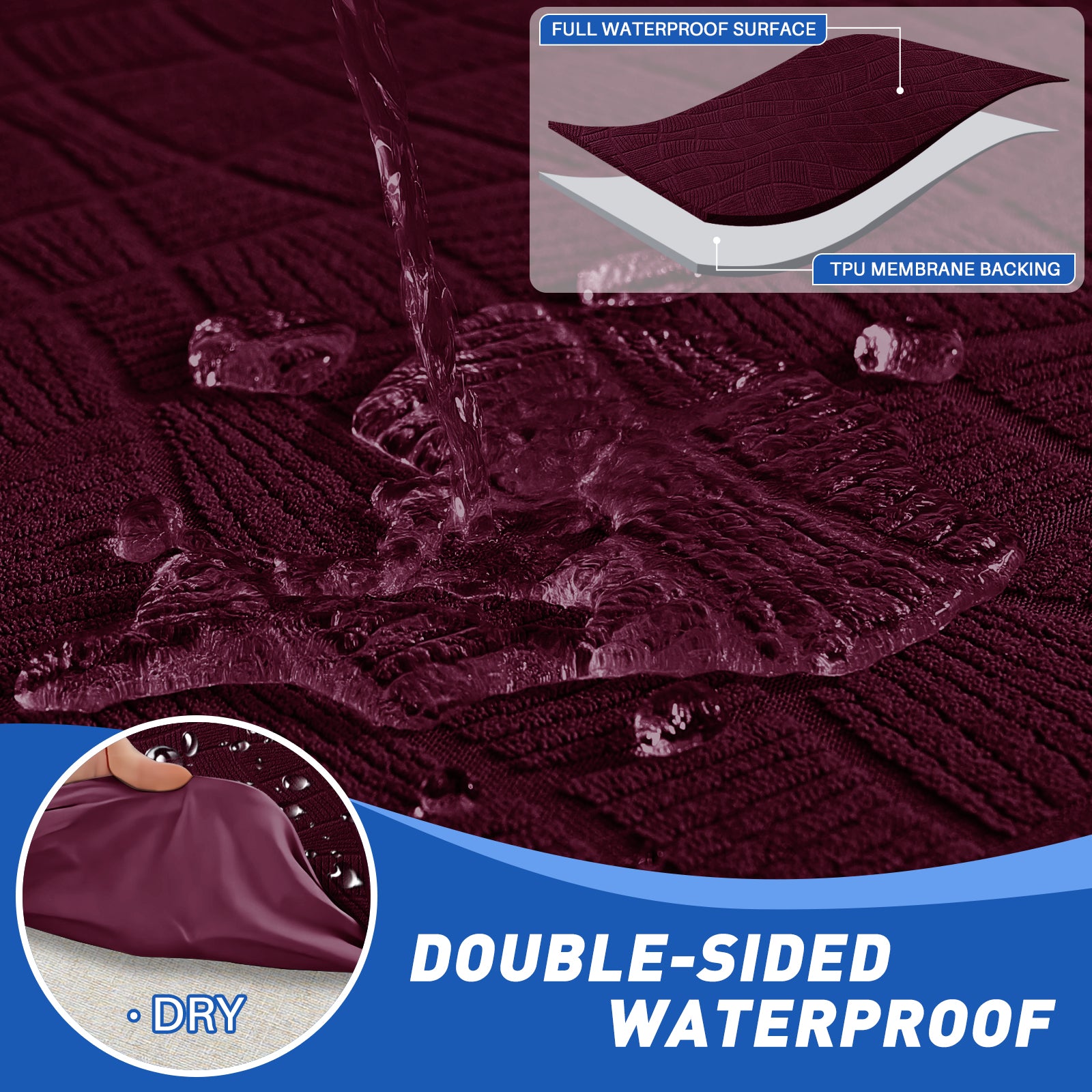 Copertura impermeabile e stretch per sedile del divano 1 posto Geometrica | YSTYLE