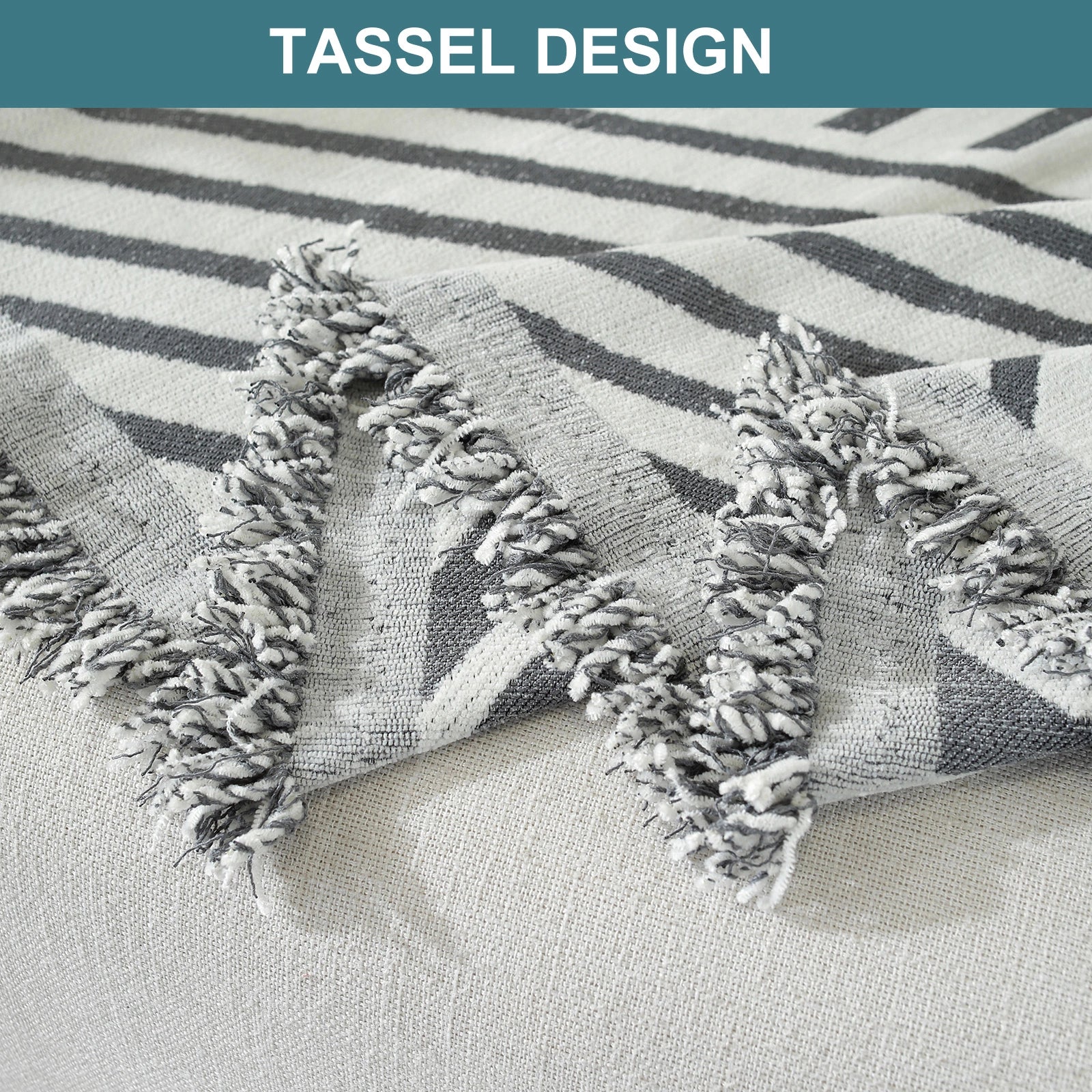 YSTYLE 3 Seater Sofa Blanket,Full Coverage,Stain-Resistant,All-Season Design-Line Crossing