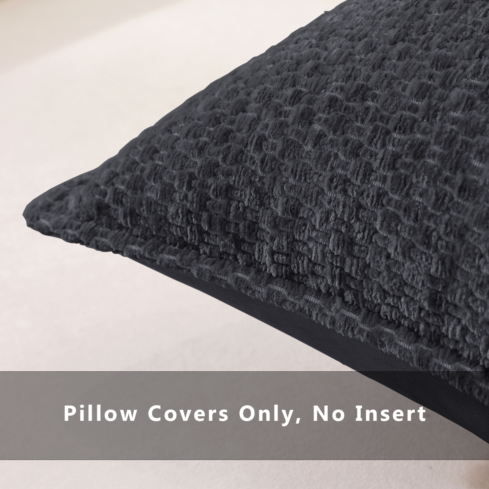 Ystyle Chenille Sofa Cushion Covers 40 x 40 cm, 2 Pieces, Soft Durable Cushion Cover, Cushion Cover with Corazón Shape, Decorative Cushion Covers Living Room