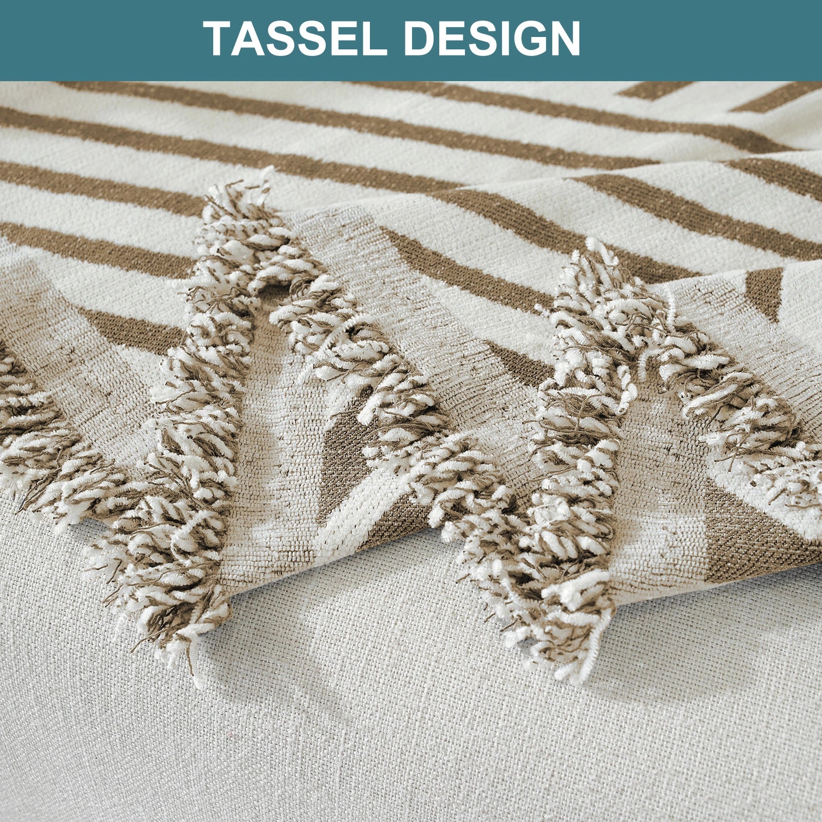 YSTYLE 3 Seater Sofa Blanket,Full Coverage,Stain-Resistant,All-Season Design-Line Crossing