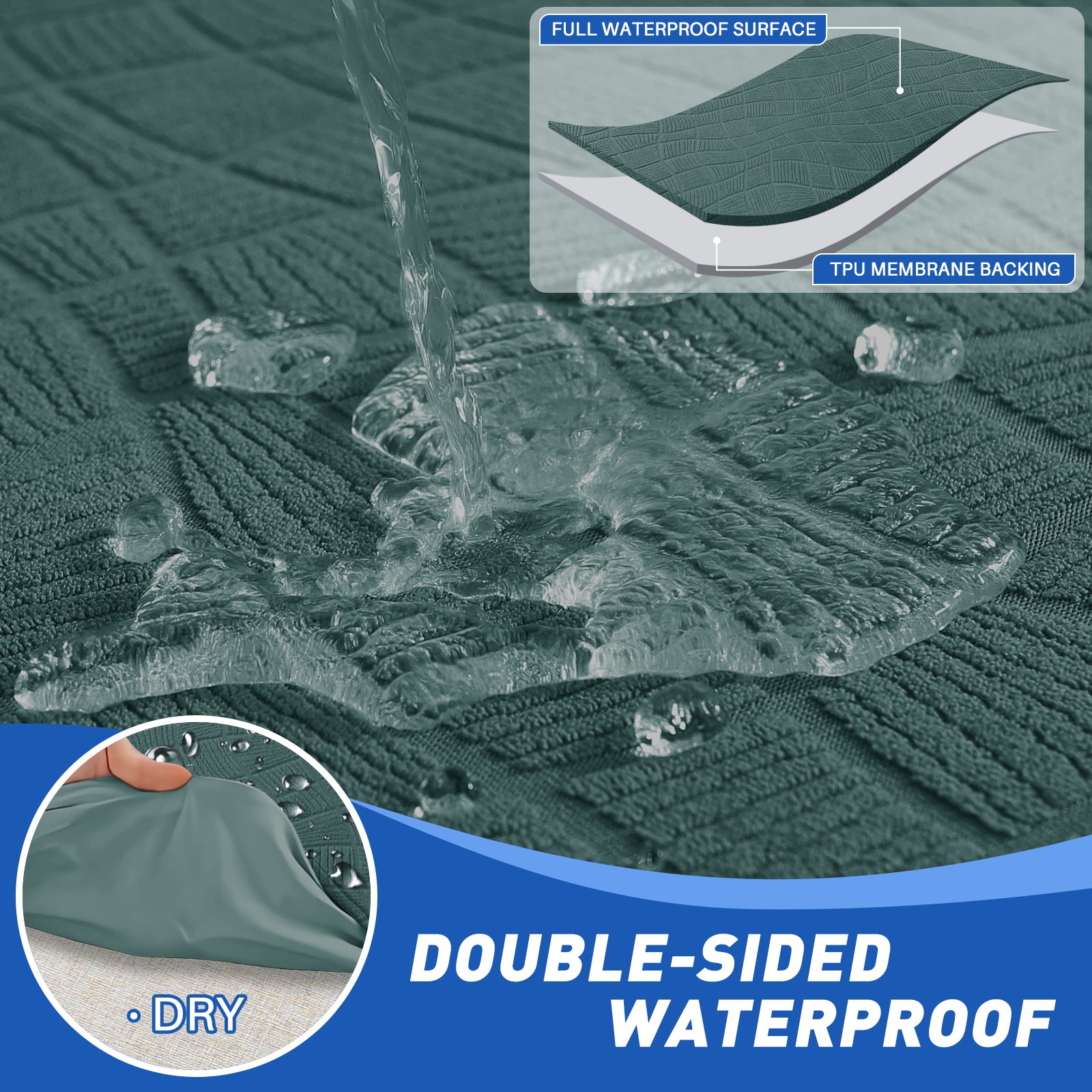 Copertura impermeabile e stretch per sedile del divano 1 posto Geometrica | YSTYLE