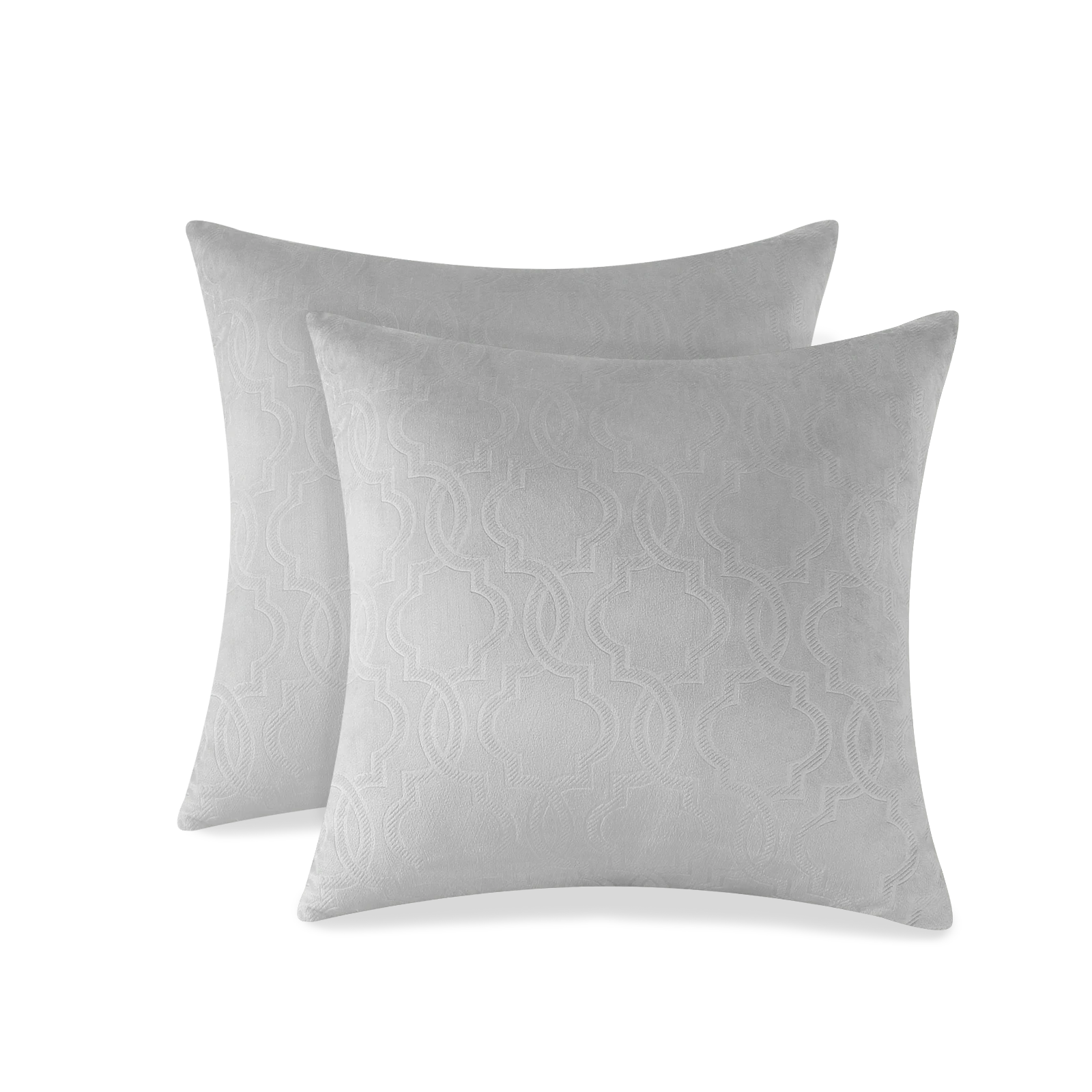 YSTYLE Velvet Sofa Cushion Covers, Decorative Throw Pillow Covers, 2 pcs, Hidden Zipper-Lantern Shape