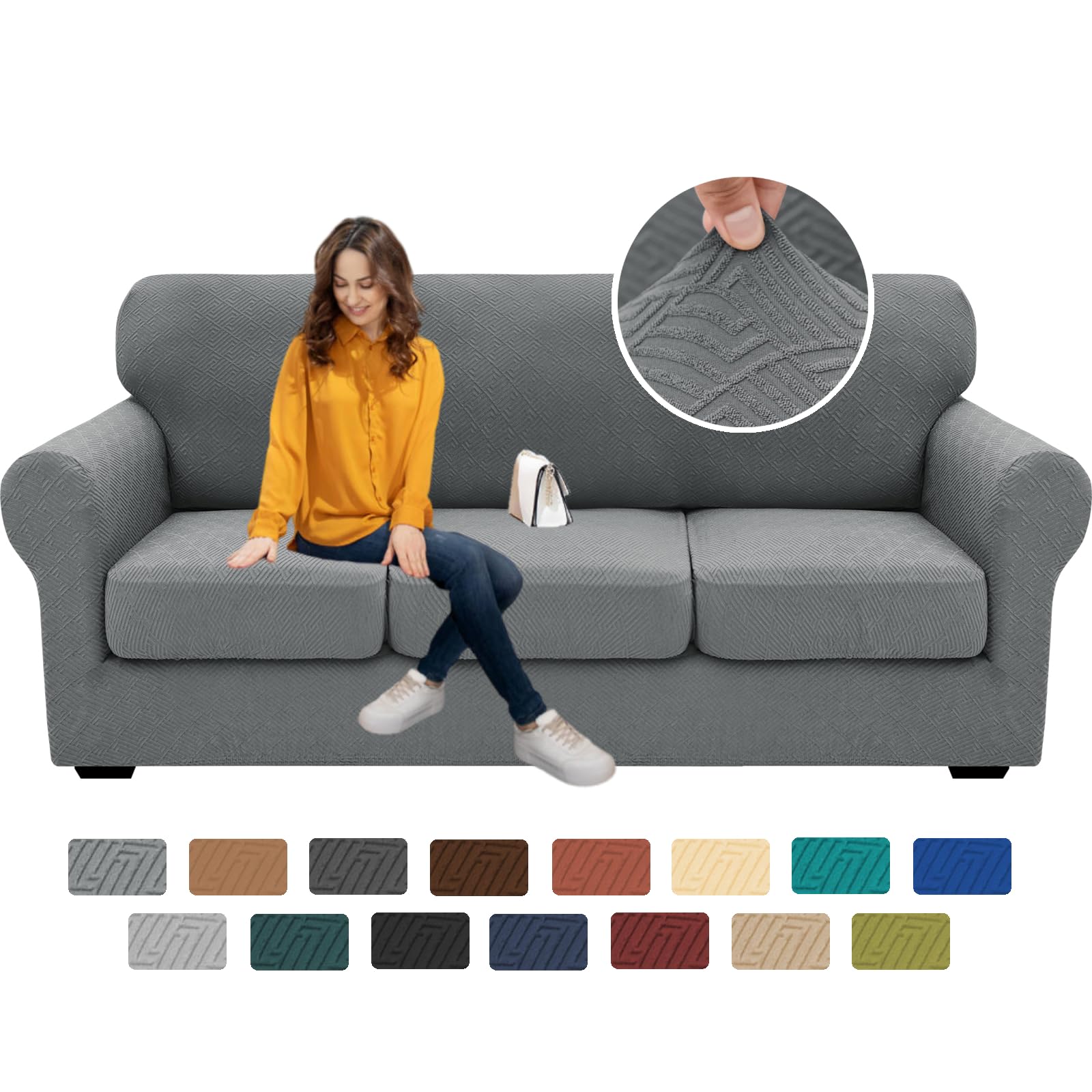 Ystyle Sofa Cover Non-slip Couch Cover Furniture Protector for Pets