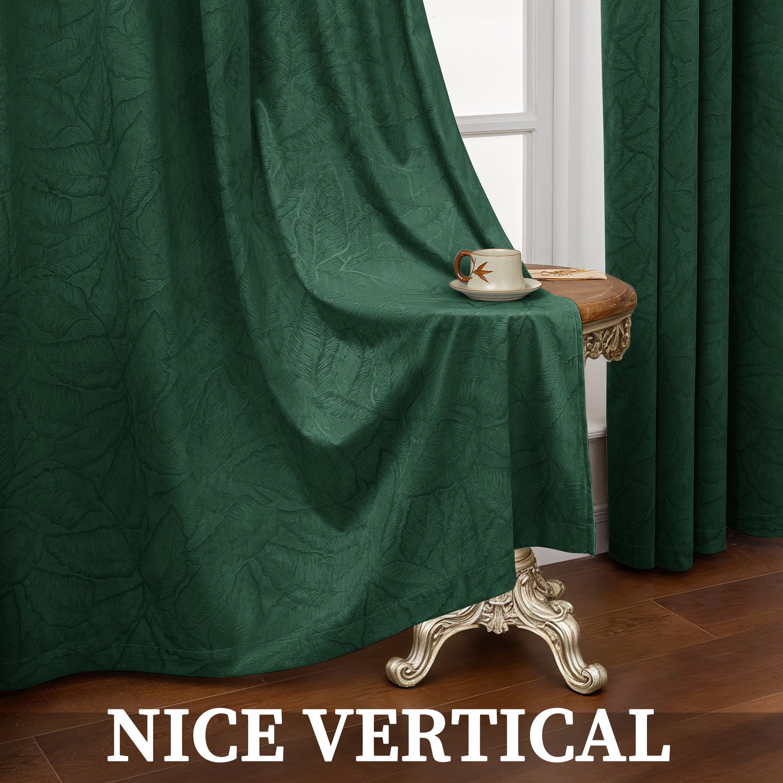 2 Pieces rideaux opacifiants with Stainless Steel Eyelets thermique Polyester Panels