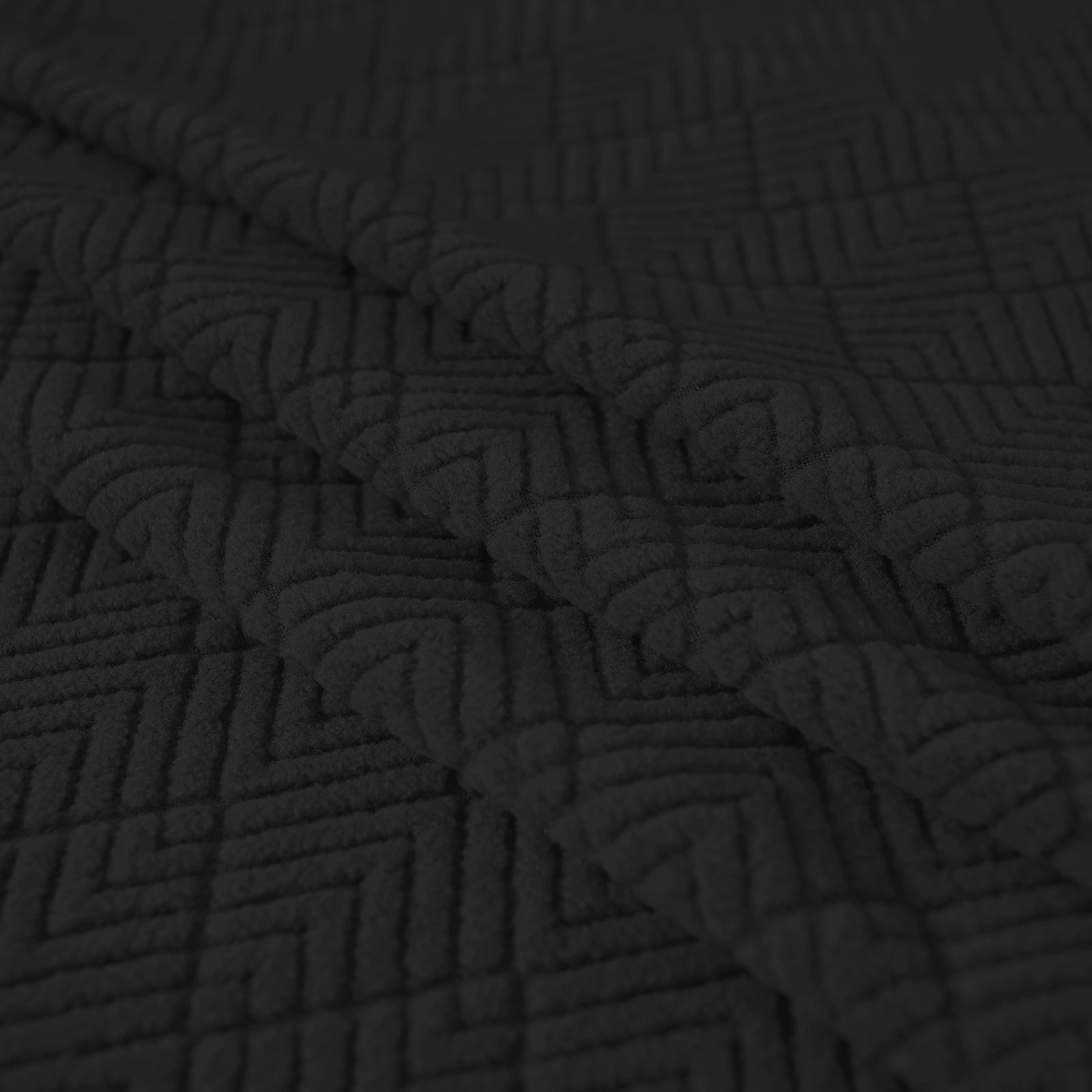 YSTYLE 1 Pieza-Tapa de Cojín para Sofá Grande – Ajuste elástico, Uso universal, Antideslizante, Resistente a arañazos, Diseño geométrico-Romboide