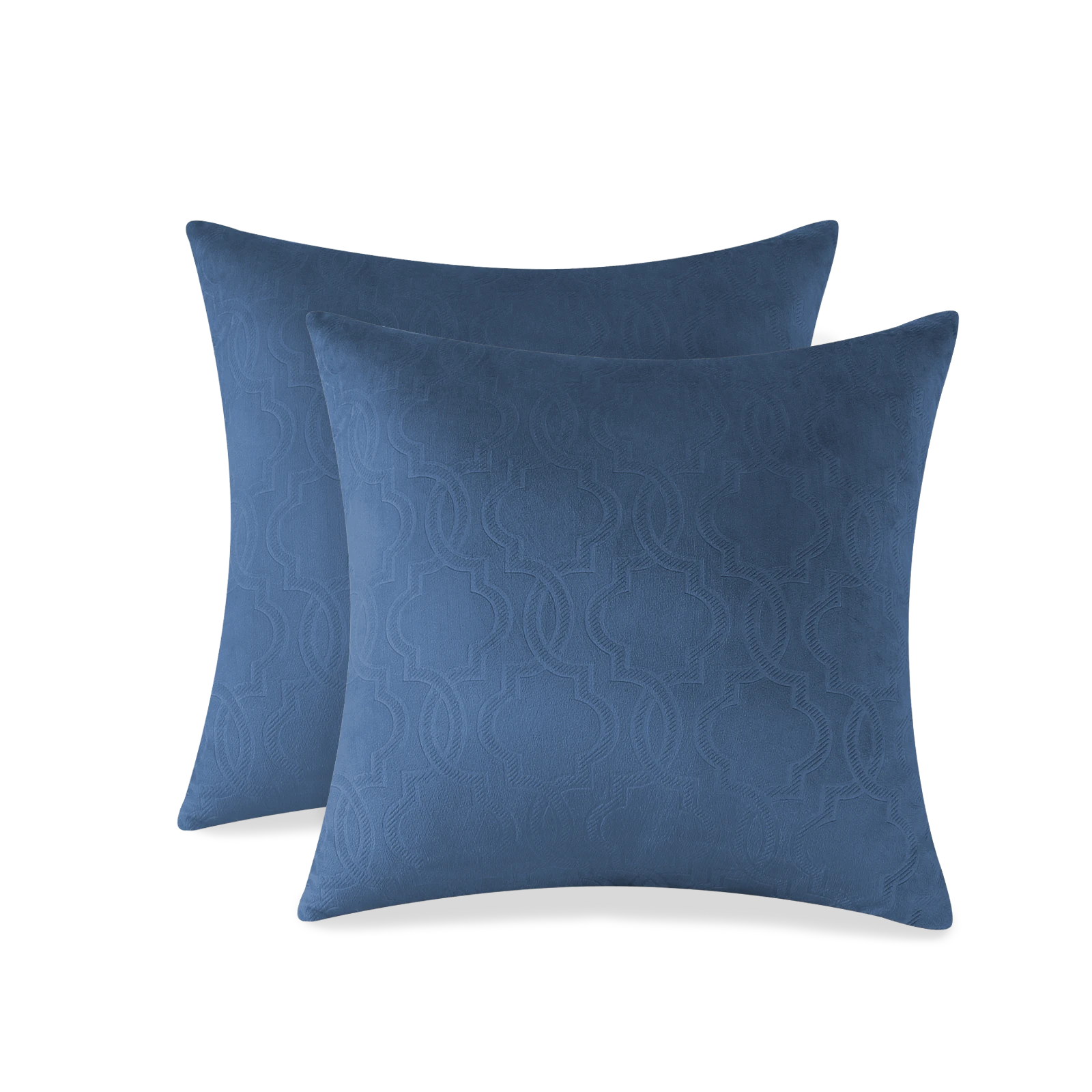 YSTYLE Velvet Sofa Cushion Covers, Decorative Throw Pillow Covers, 2 pcs, Hidden Zipper-Lantern Shape