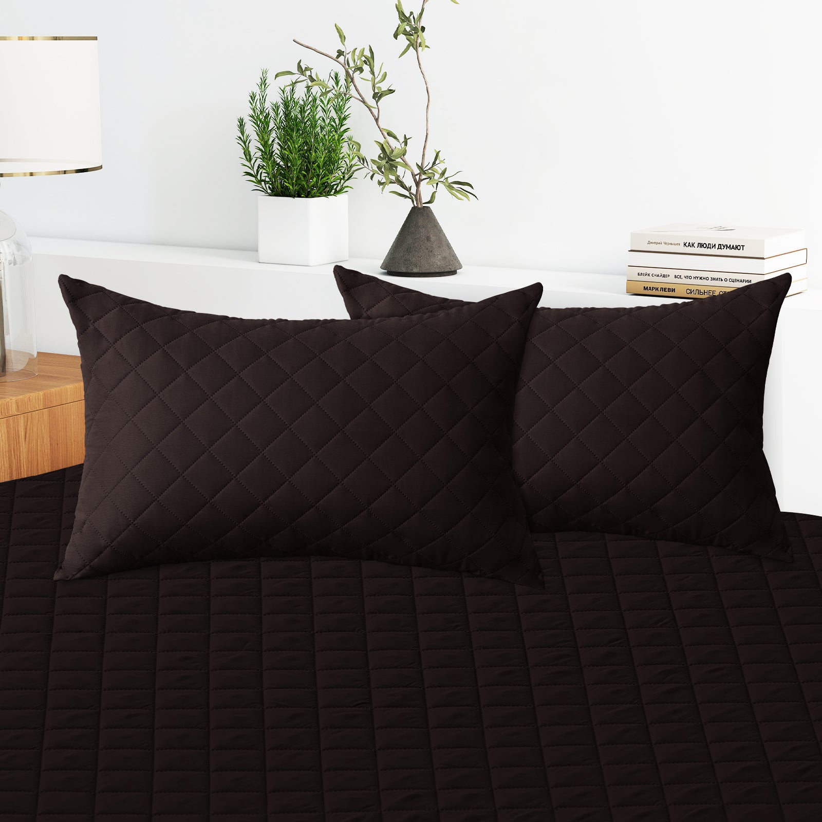 YSTYLE 2 Waterproof Pillowcases 50x80cm Breathable Anti Mite-YSTYLE