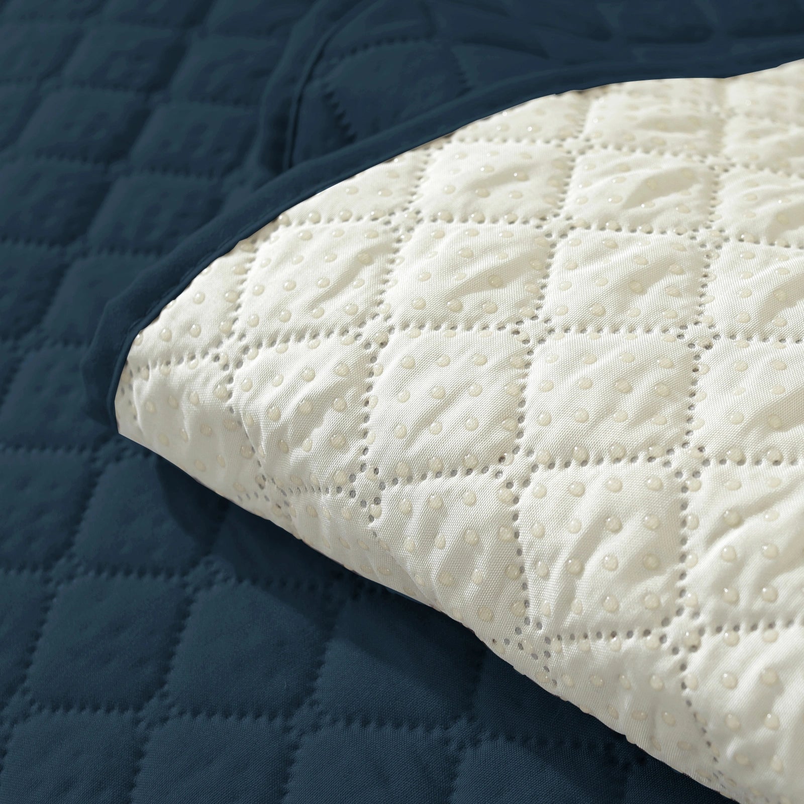 YSTYLE 2 Seater Couch Protector & WaterProof – Stretch Sofa Cover, Anti-Slip with Storage Pocket, Ideal for Pets-Rhombic