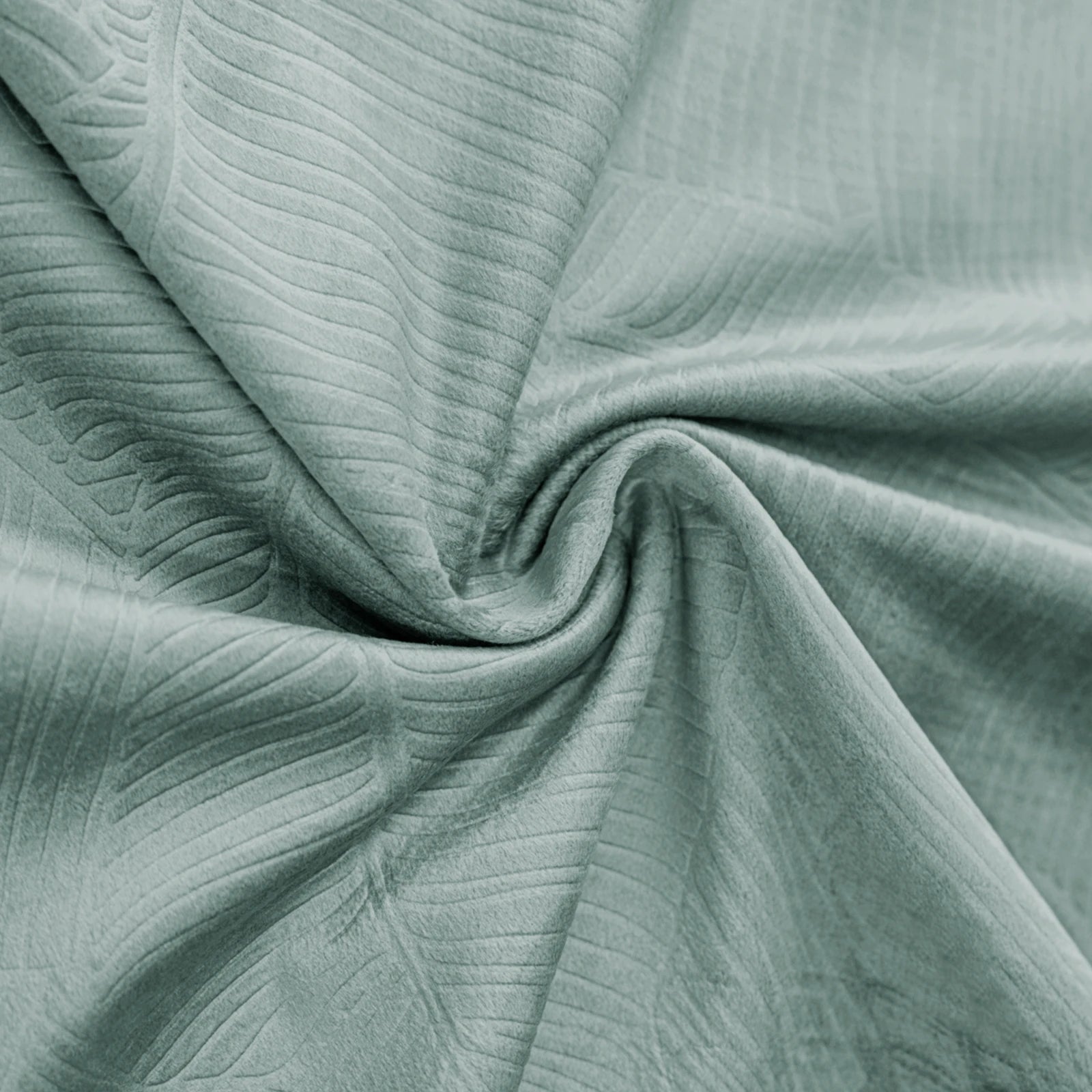 YSTYLE Velvet Sofa Cushion Covers, Decorative Throw Pillow Covers, 2 pcs, Hidden Zipper-Leaf Shape