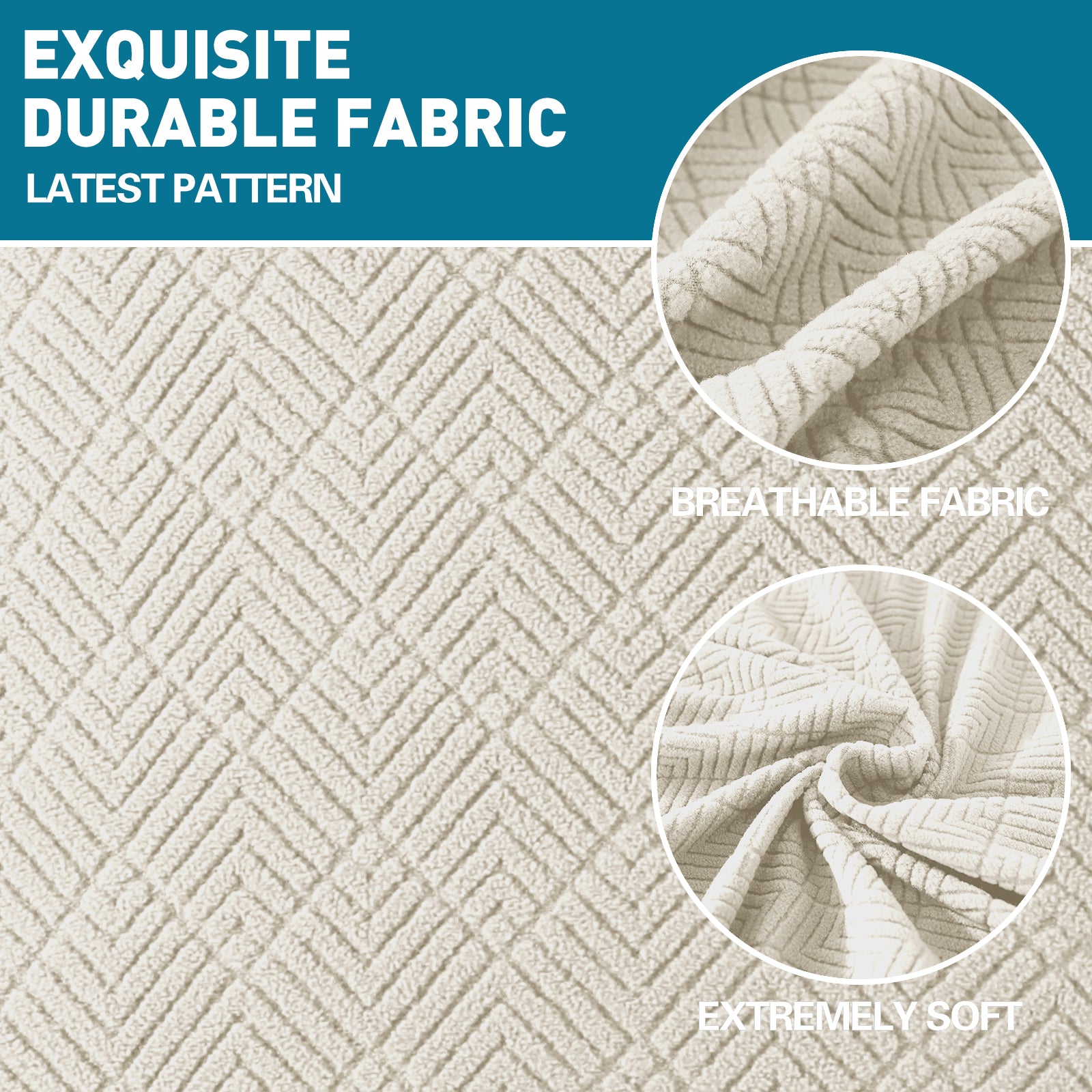 YSTYLE Copertura elastica per sedile del divano 2 posti Antiscivolo