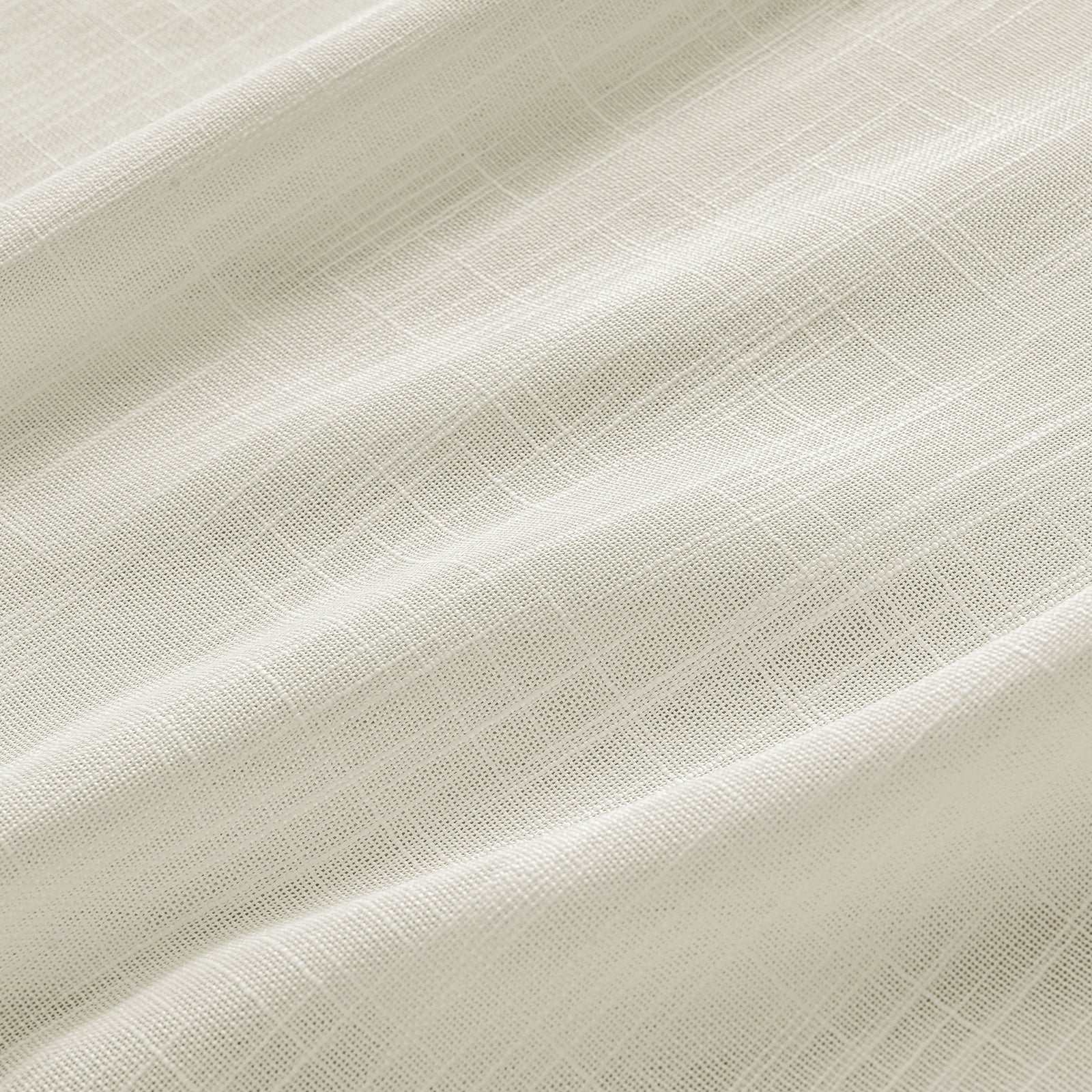 YSTYLE 2 Pieces Linen Look Voile Curtains Eyelets-YSTYLE