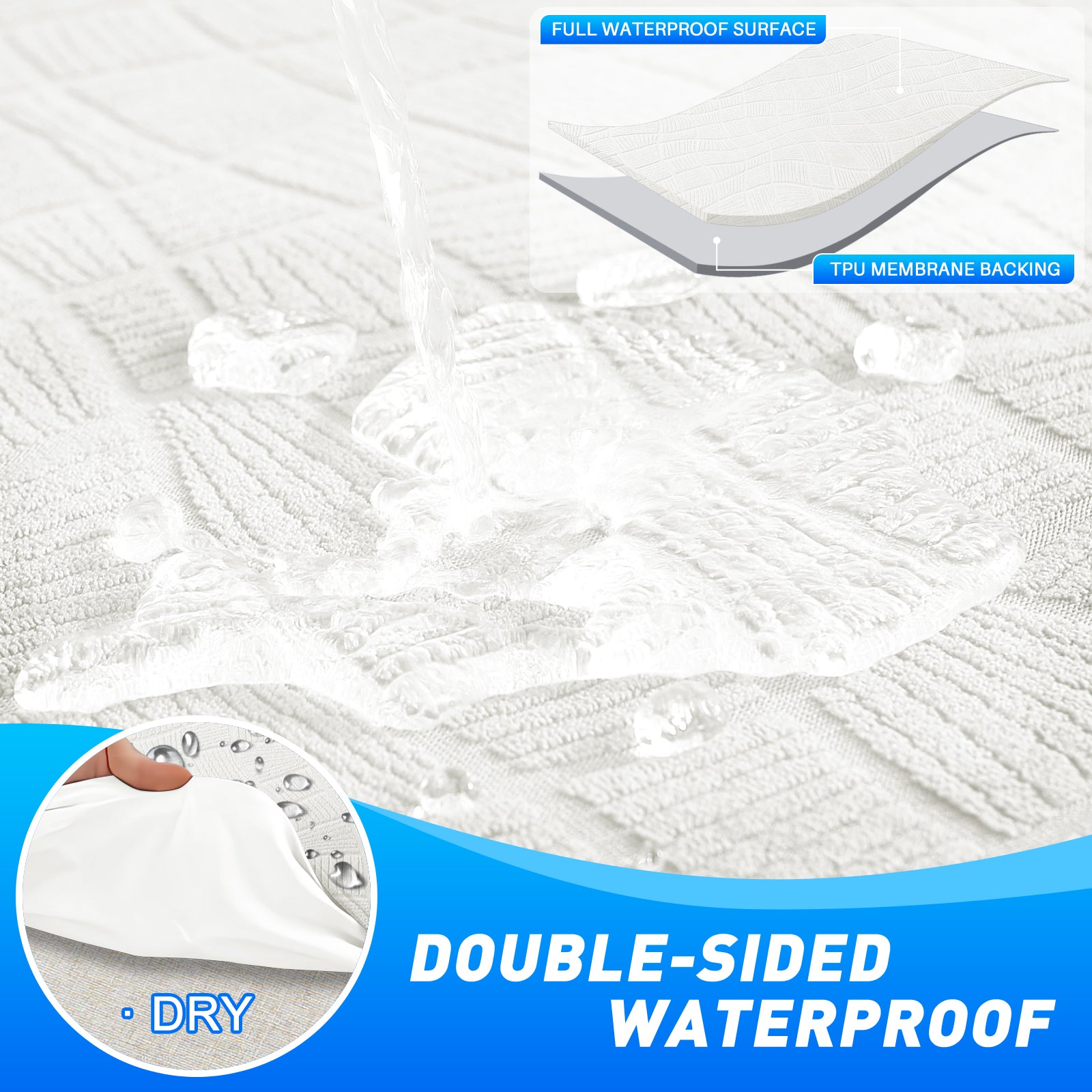 Ystyle Waterproof Stretch 4 Seater Sofa Cover Anti Slip-YSTYLE