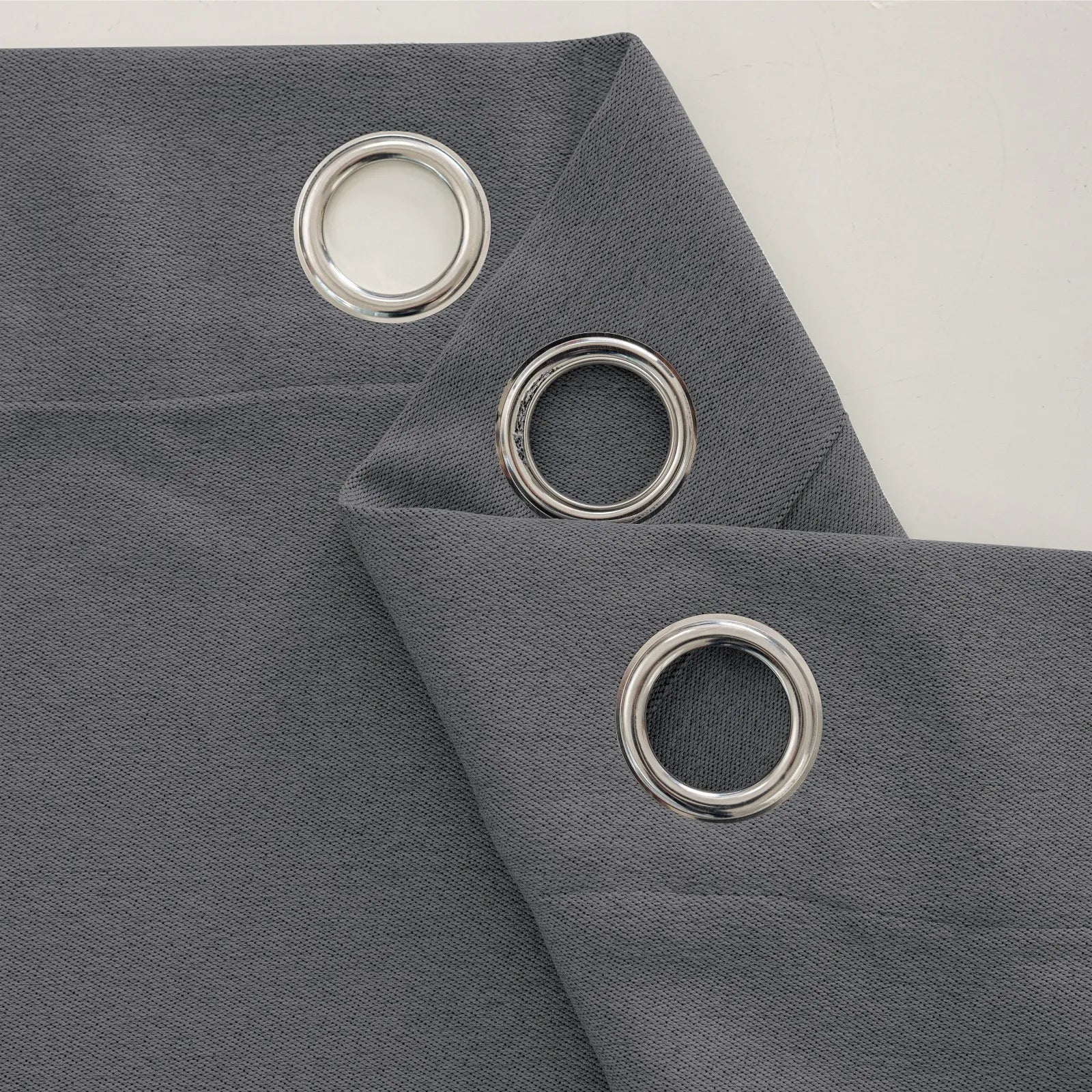 YSTYLE Velvet Curtains – 2 pcs, Blackout, Thermal Insulated, Modern Eyelet Drapes