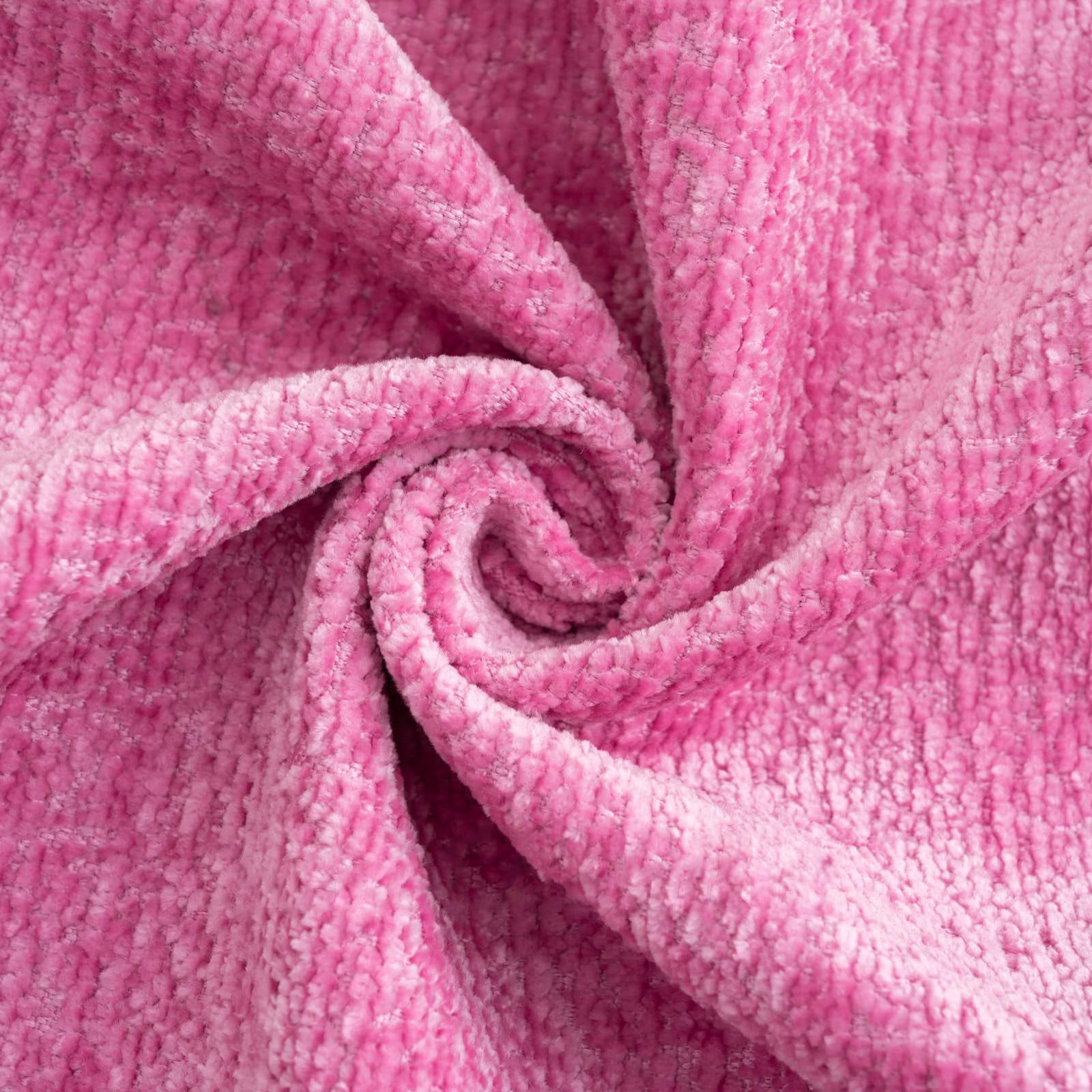 Ystyle Chenille Sofa Cushion Covers 60 x 60 cm, 2 Pieces, Soft Durable Heart-Shaped Cushion Cover, Decorative Elegant Pillow Case for Living Room