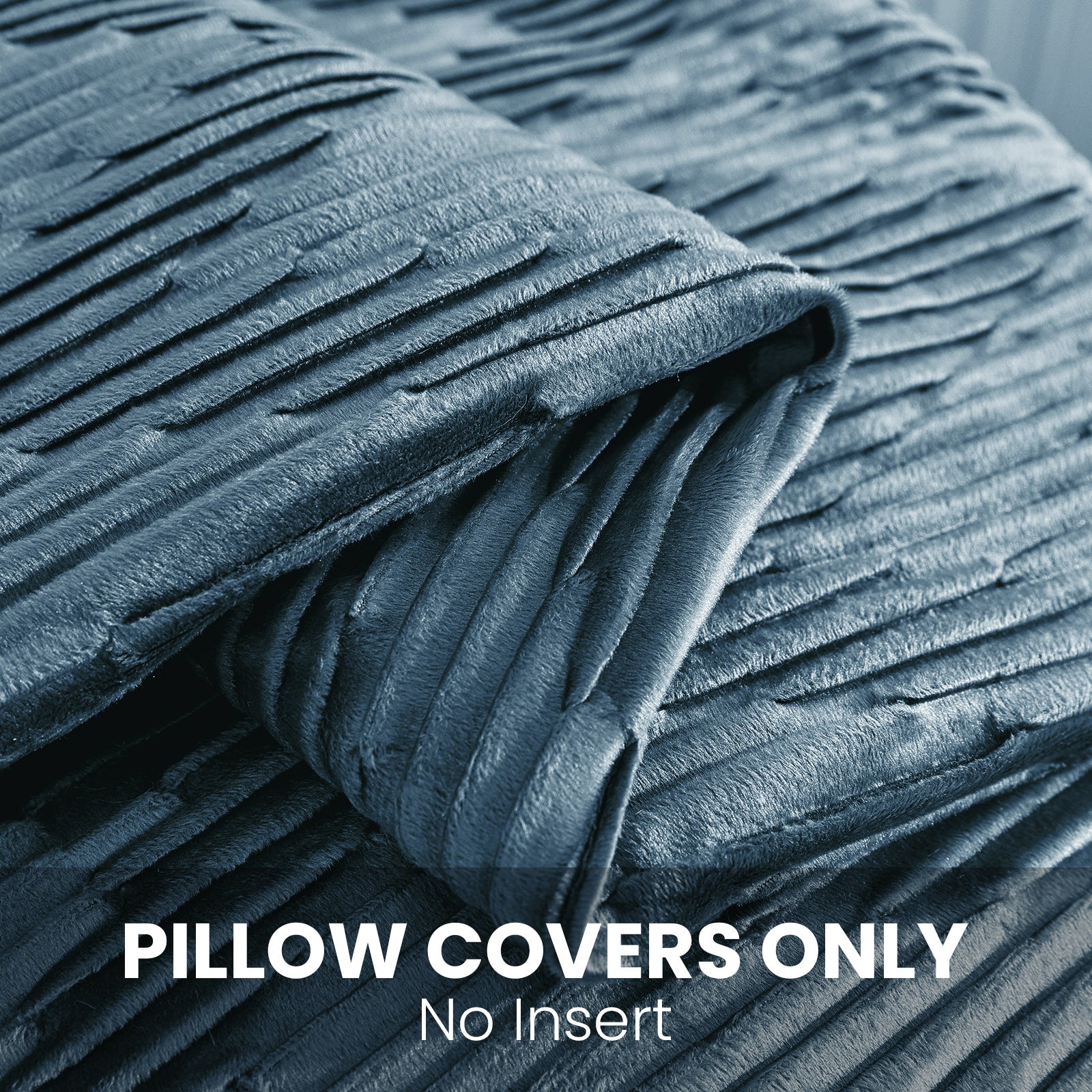 Ystyle 2 Pieces Cushion Covers Sofa 50 x 50 cm Velvet Minimalist Cushion Covers Invisible Zipper Decorative Cushion Covers for Sofa Living Room Bedroom