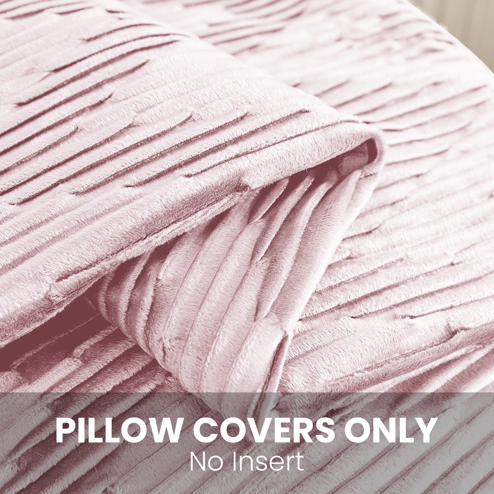 Ystyle 2 Pieces Cushion Covers Sofa 50 x 50 cm Velvet Minimalist Cushion Covers Invisible Zipper Decorative Cushion Covers for Sofa Living Room Bedroom