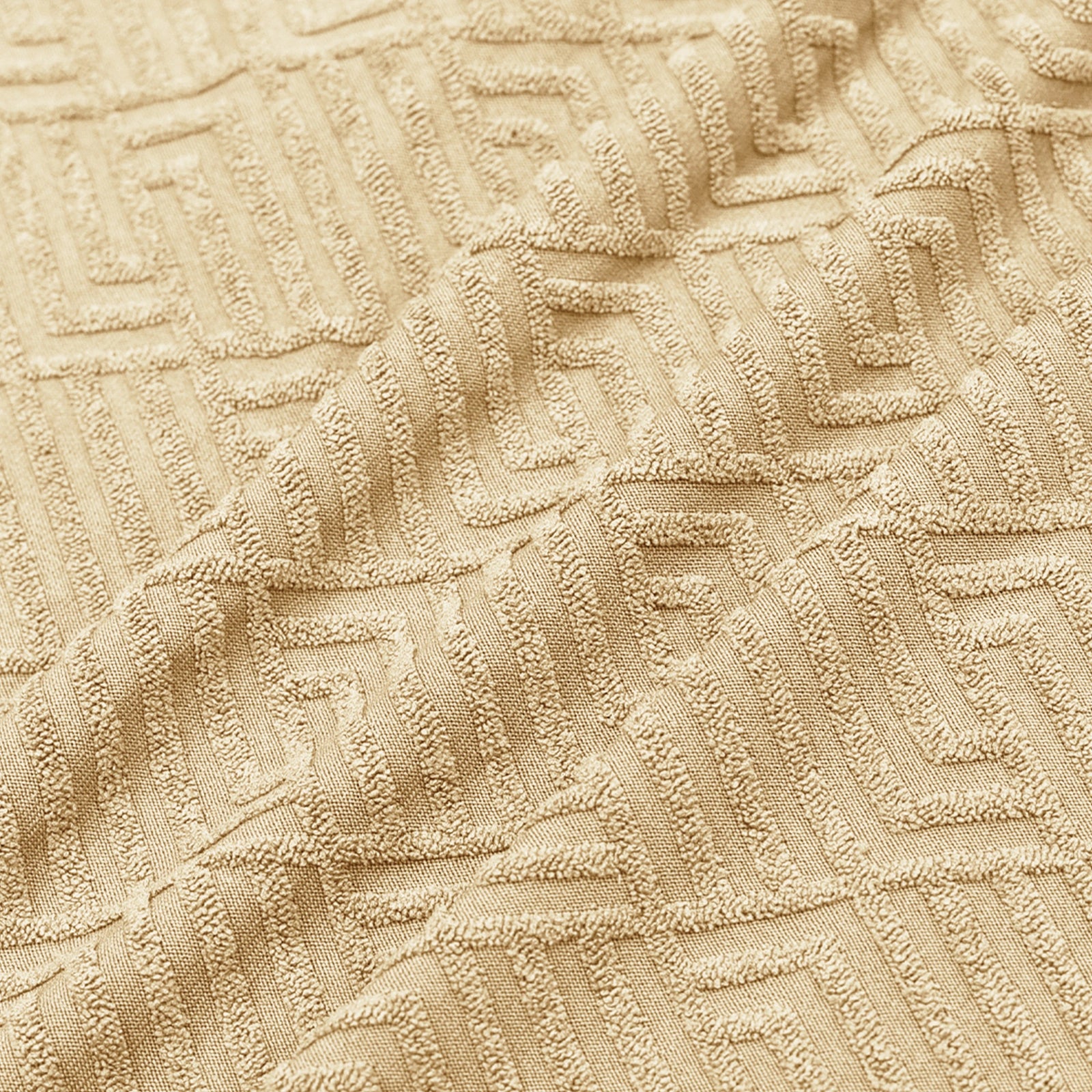 YSTYLE 3 Seater Sofa Cover – Stretch Fit, Pet Scratch Resistant, Geometric Jacquard, Anti-Slip, Washable-Back Shape