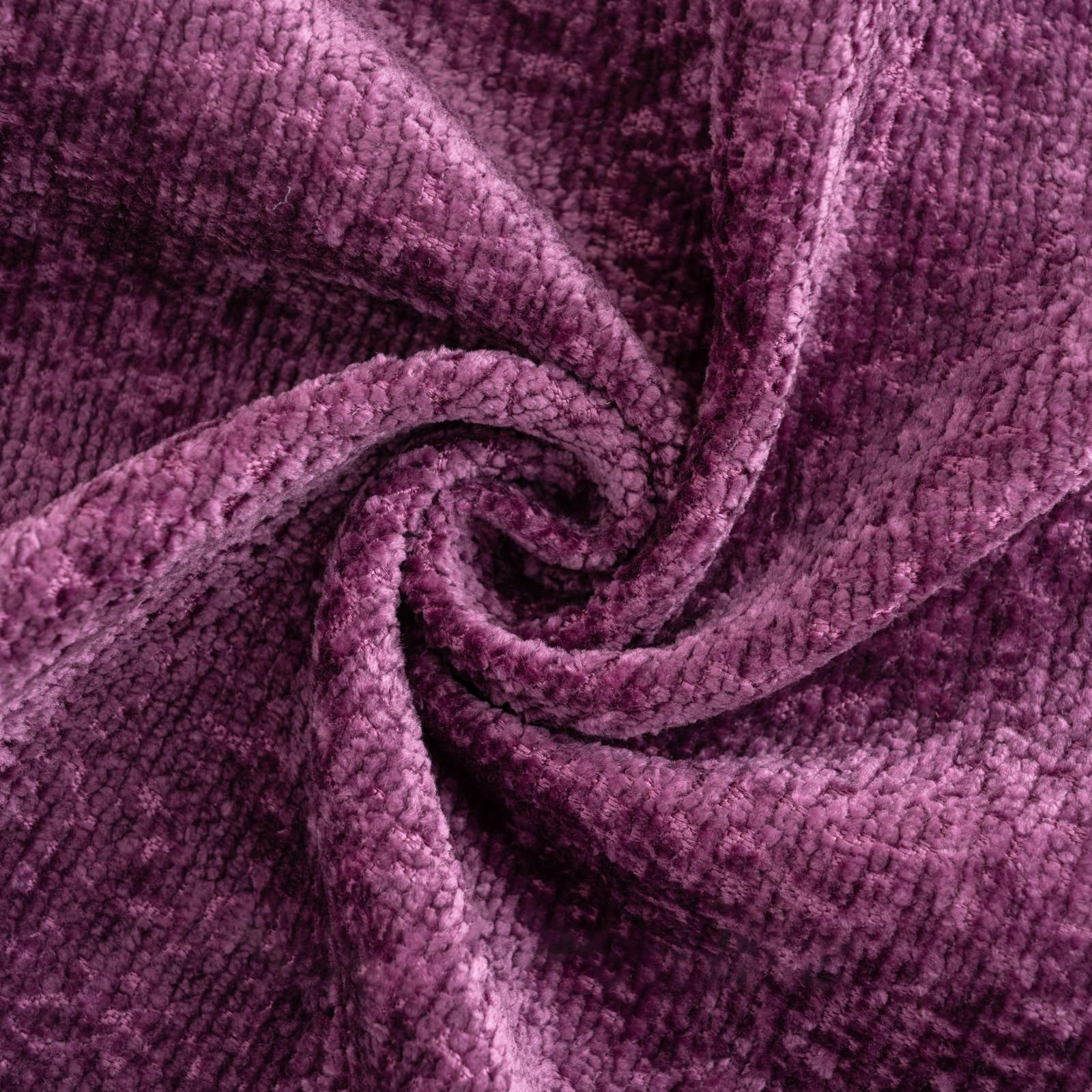 Ystyle Chenille Sofa Cushion Covers 60 x 60 cm, 2 Pieces, Soft Durable Heart-Shaped Cushion Cover, Decorative Elegant Pillow Case for Living Room