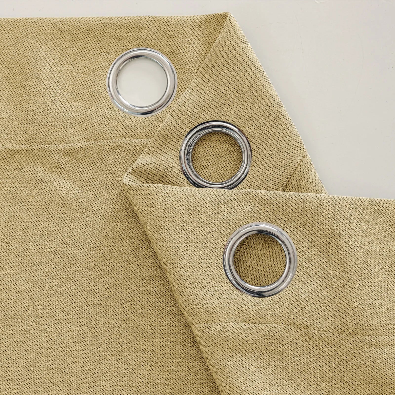 YSTYLE Velvet Curtains – 2 pcs, Blackout, Thermal Insulated, Modern Eyelet Drapes