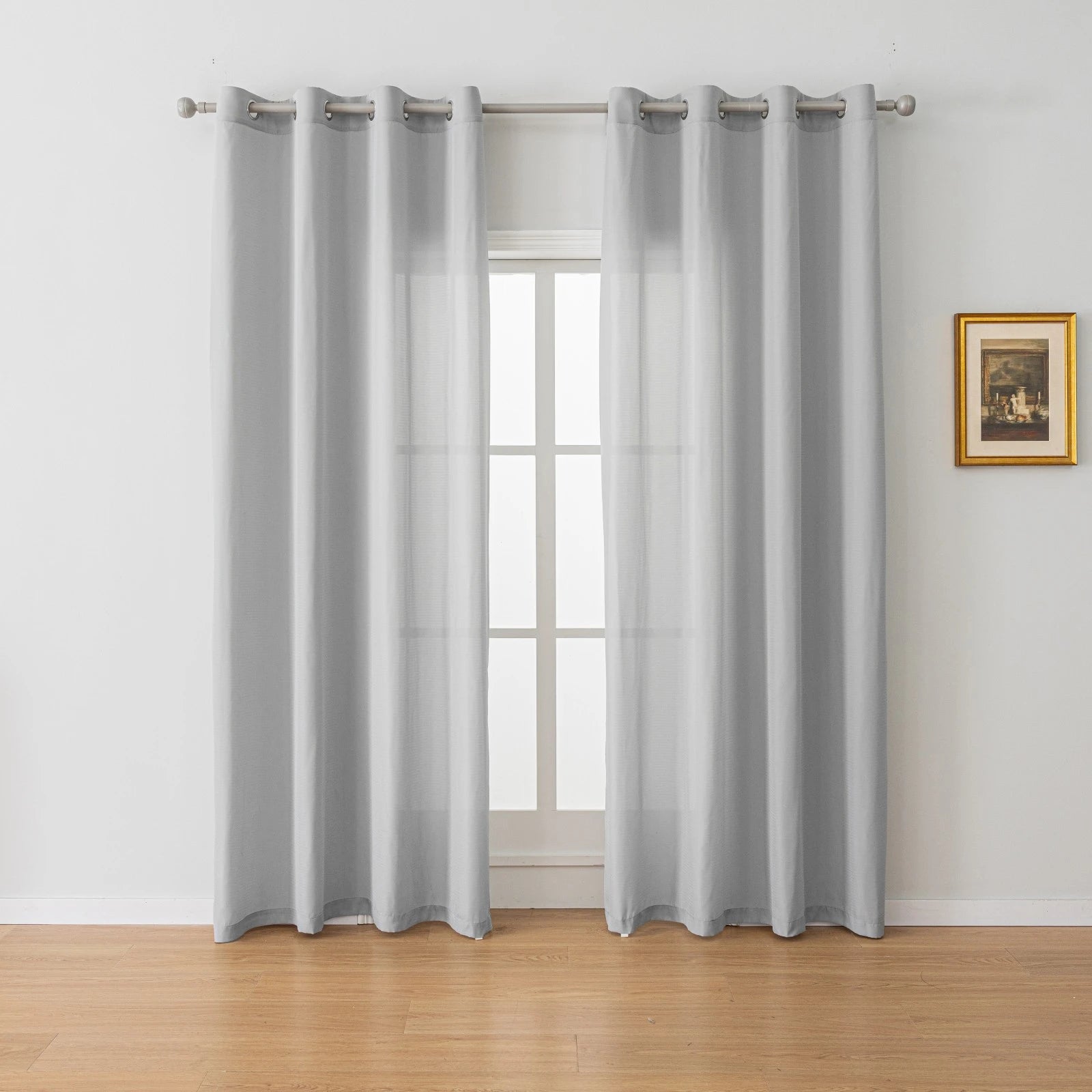 YSTYLE Tulle Illusion Veil Translucent - Interior Curtains,2 pcs , Window Screen