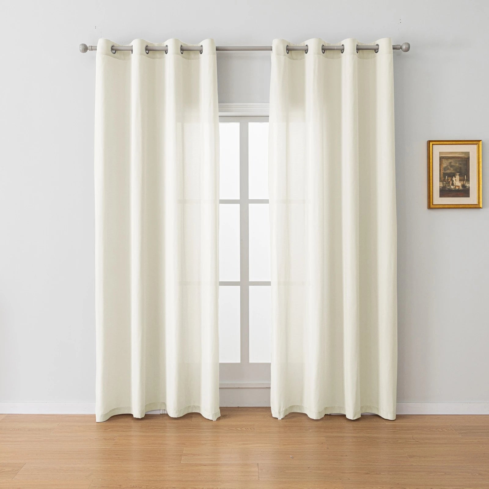 YSTYLE Tulle Illusion Veil Translucent - Interior Curtains,2 pcs , Window Screen