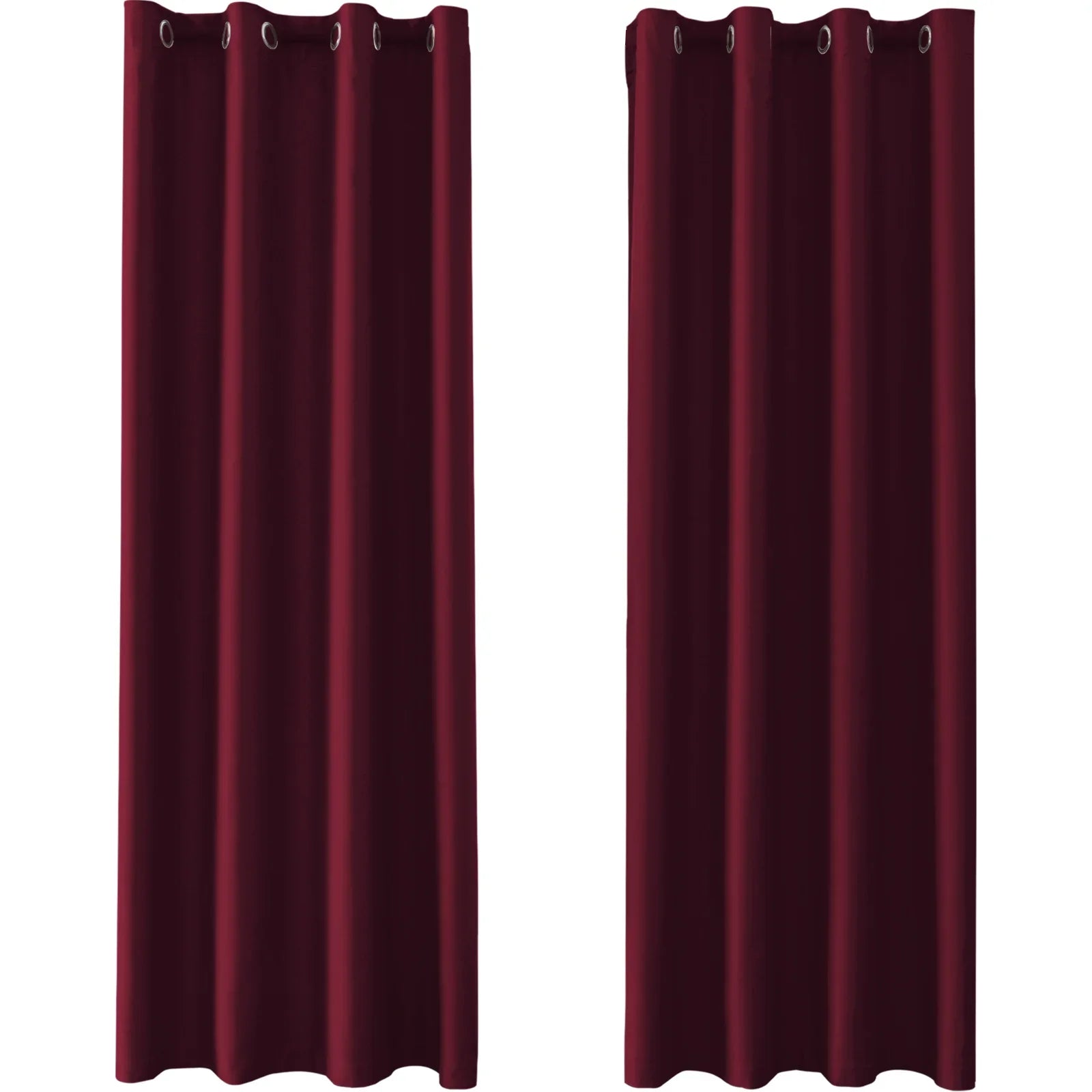 YSTYLE 2 Pieces Waterproof Blackout Curtains Thermal Insulated-YSTYLE