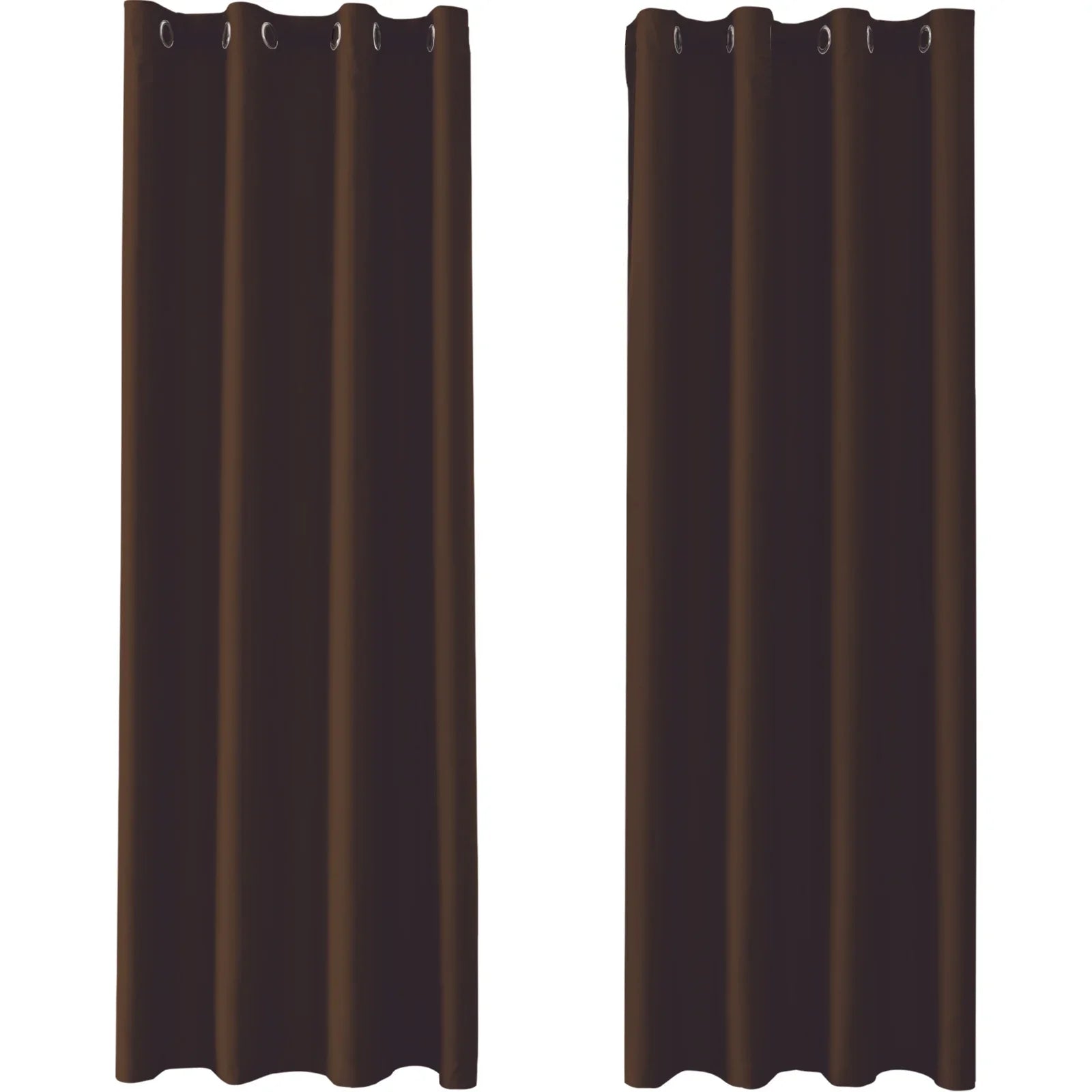 YSTYLE 2 Pieces Waterproof Blackout Curtains Thermal Insulated-YSTYLE
