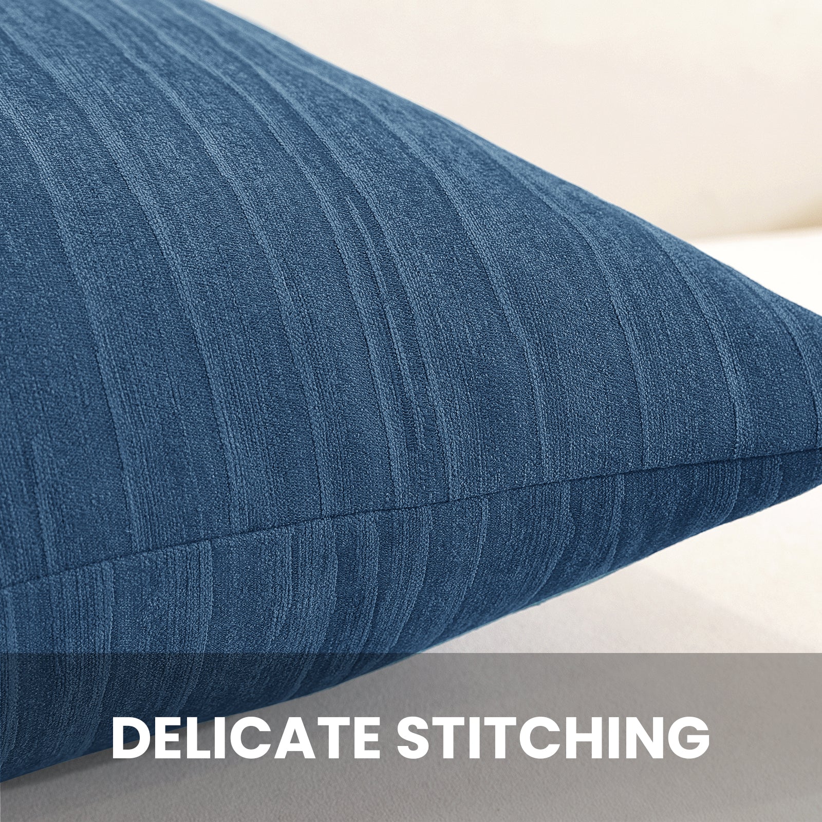 Ystyle 2 Pieces Cushion Covers Sofa 60 x 60 cm, Minimalist Colourful Cushion Cover, Invisible Zipper, Decorative Pillowcases, Sofa Living Room, Bedroom