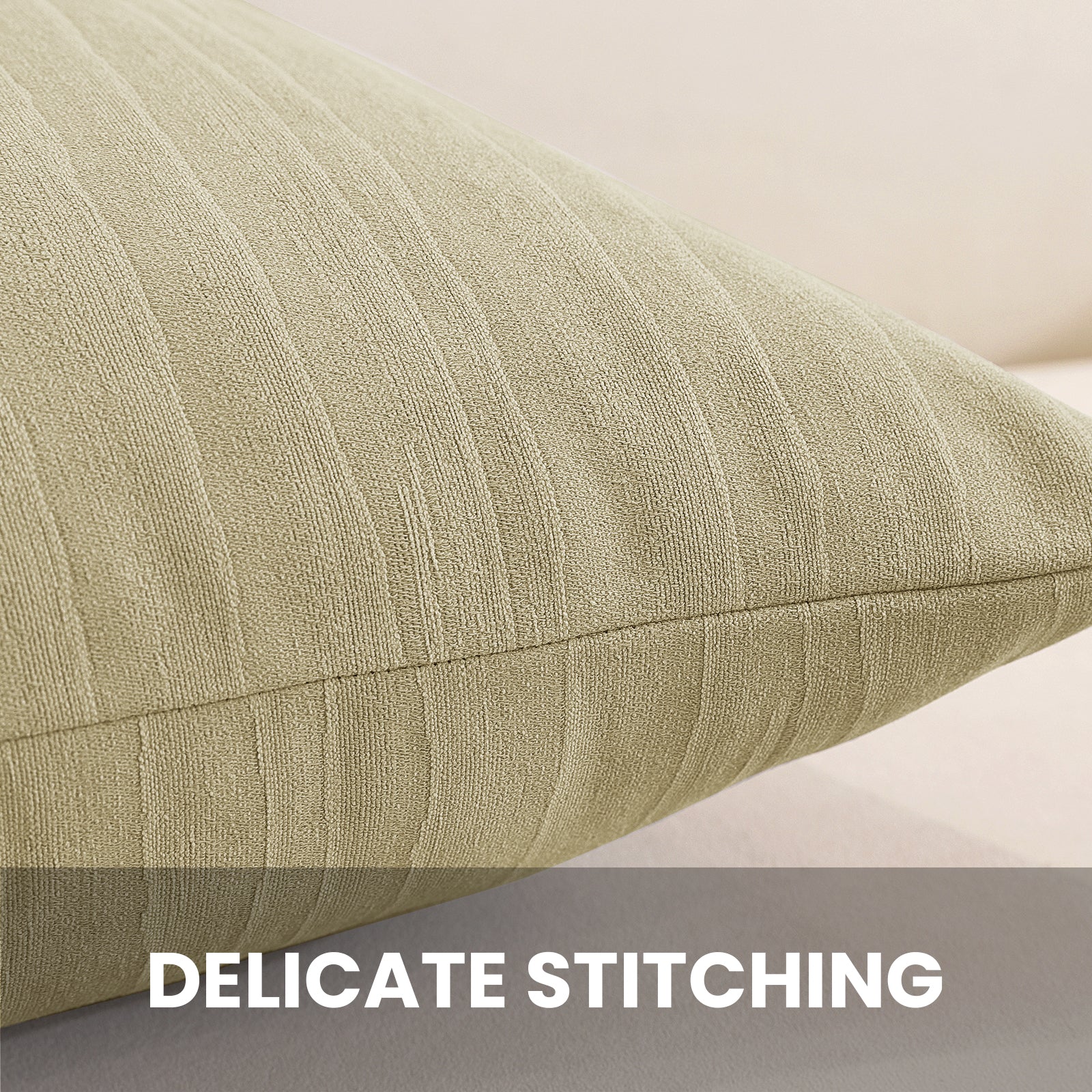 Ystyle 2 Pieces Cushion Covers Sofa 60 x 60 cm, Minimalist Colourful Cushion Cover, Invisible Zipper, Decorative Pillowcases, Sofa Living Room, Bedroom