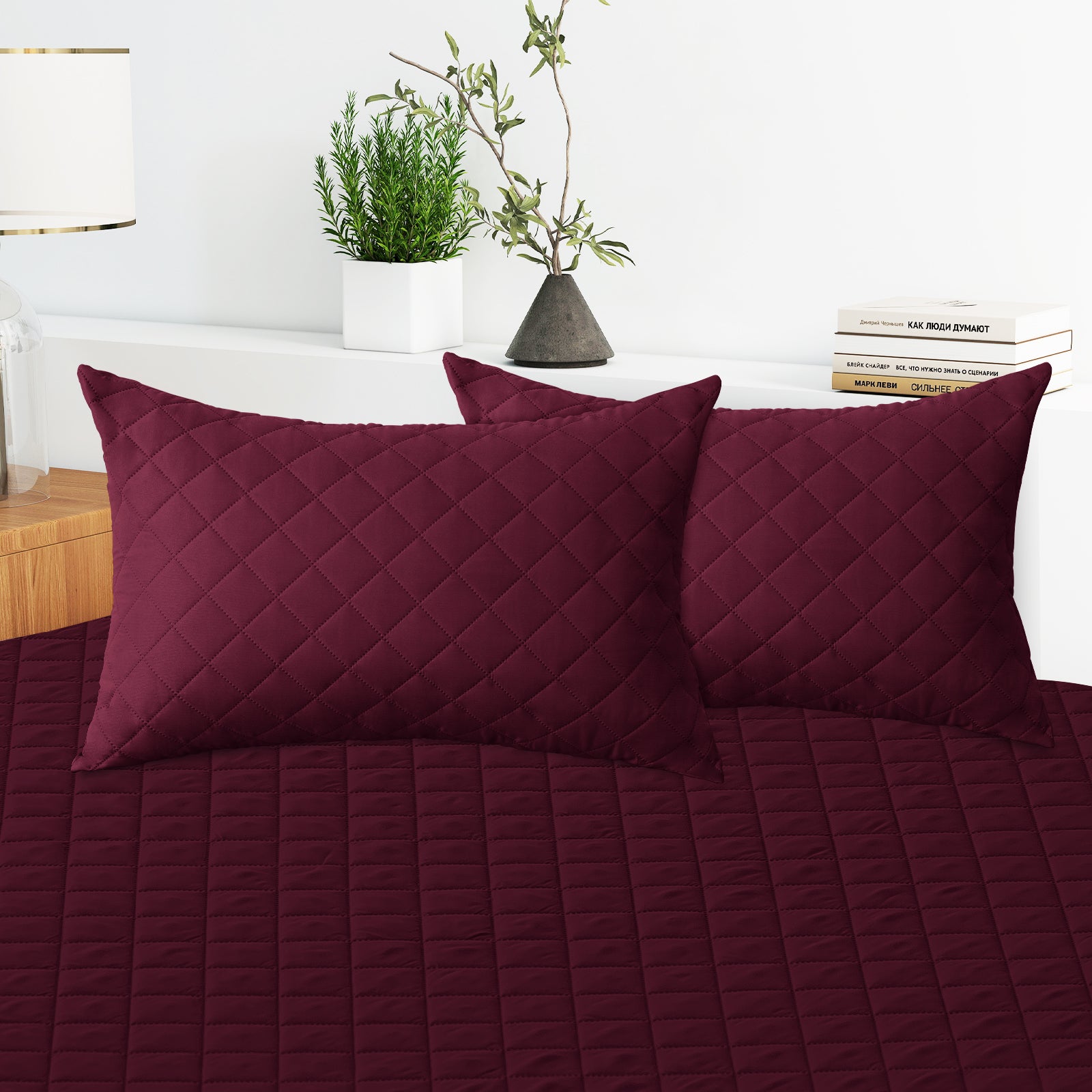 YSTYLE 2 Waterproof Pillowcases 50x80cm Breathable Anti Mite-YSTYLE