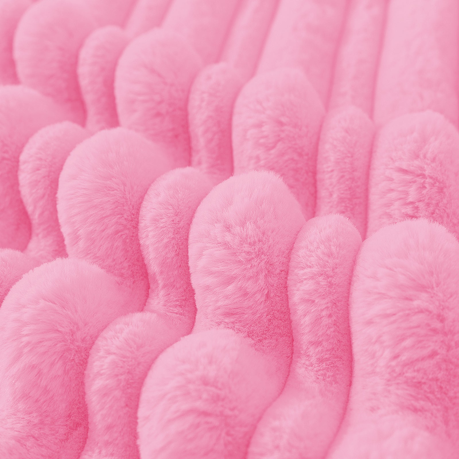 Ystyle Set of 2 Velvet Cushion Cover 50 x 50, Super Soft Striped Cushion Covers, Decoration Cushion Covers with Heart-Shaped Zipper, for Sofa Chair Bed Living Room