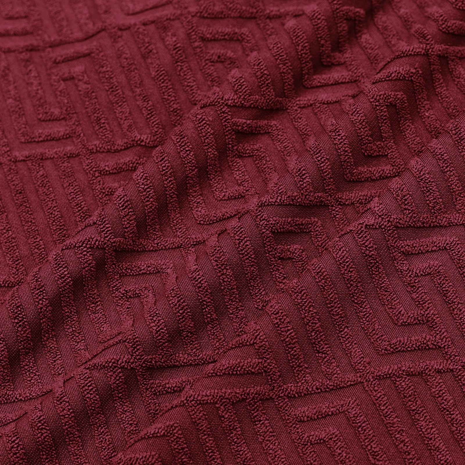 YSTYLE Stretch 2 Seater Sofa Cover with Armrests Geometric Jacquard Pattern-YSTYLE