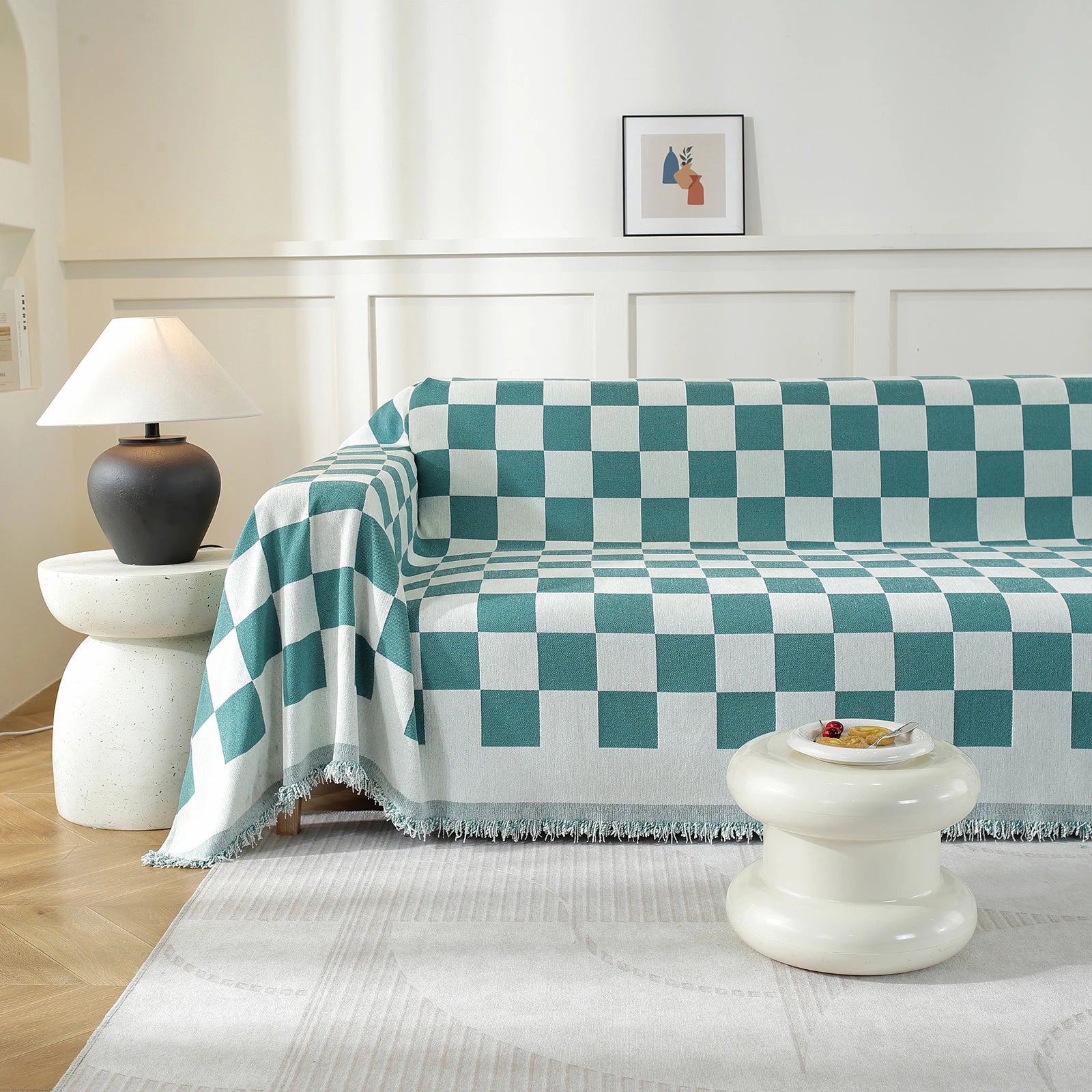 YSTYLE 4 Seater Sofa Throw Blanket 180x380cm Stain Resistant-YSTYLE