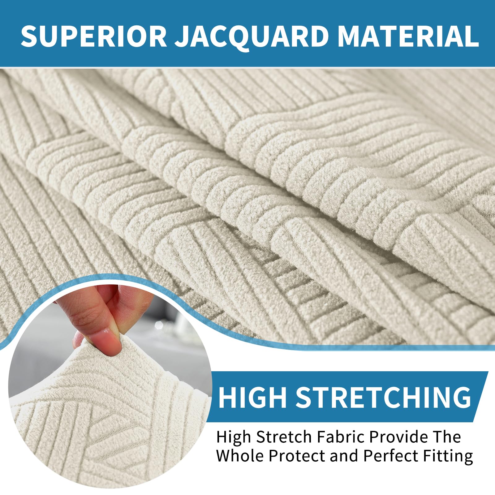 YSTYLE 2 pezzi coprisedie morbidi ed elastici con schienale adattabilità universale