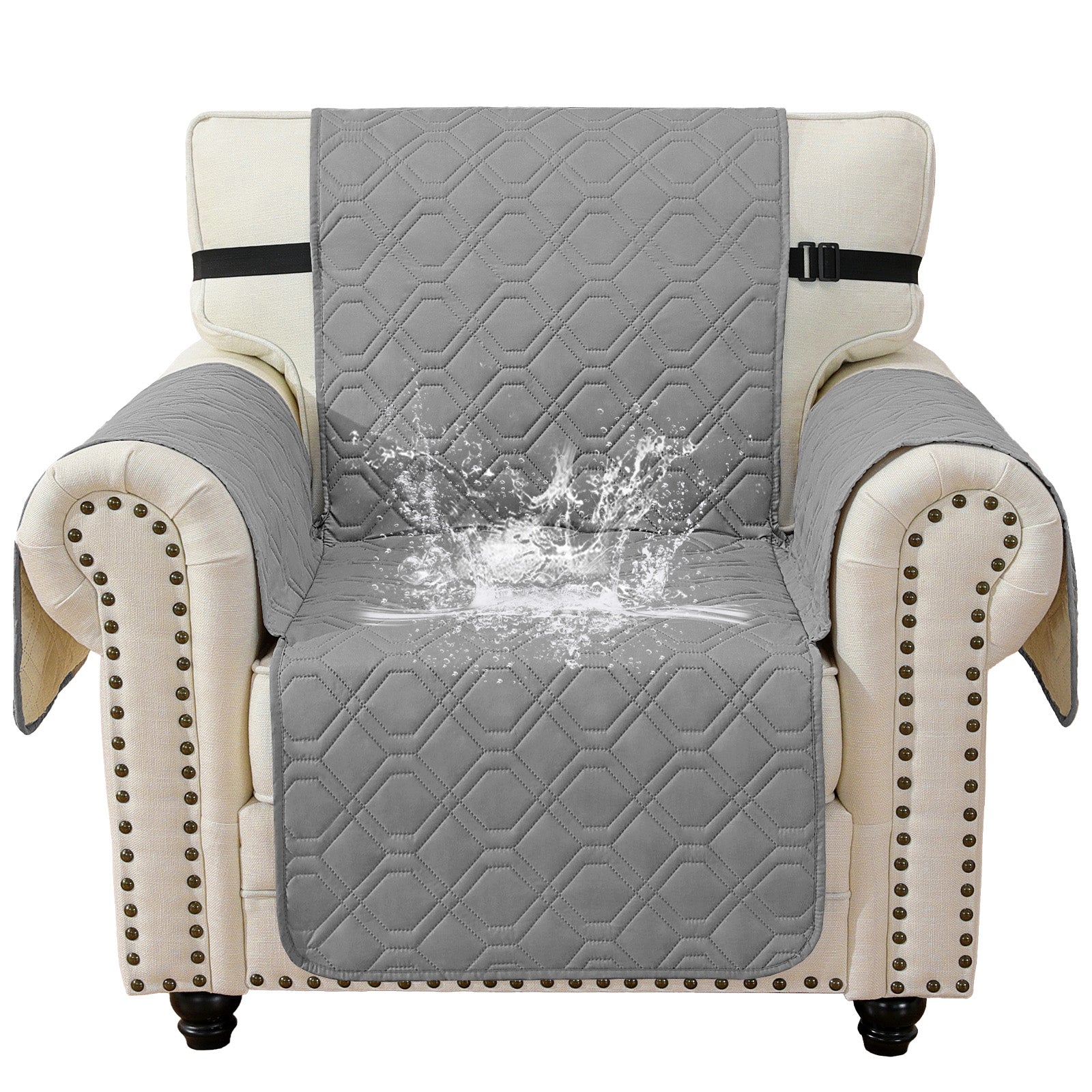 imperméable Armchair canapé couverture with accoudoirs antidérapant Pockets