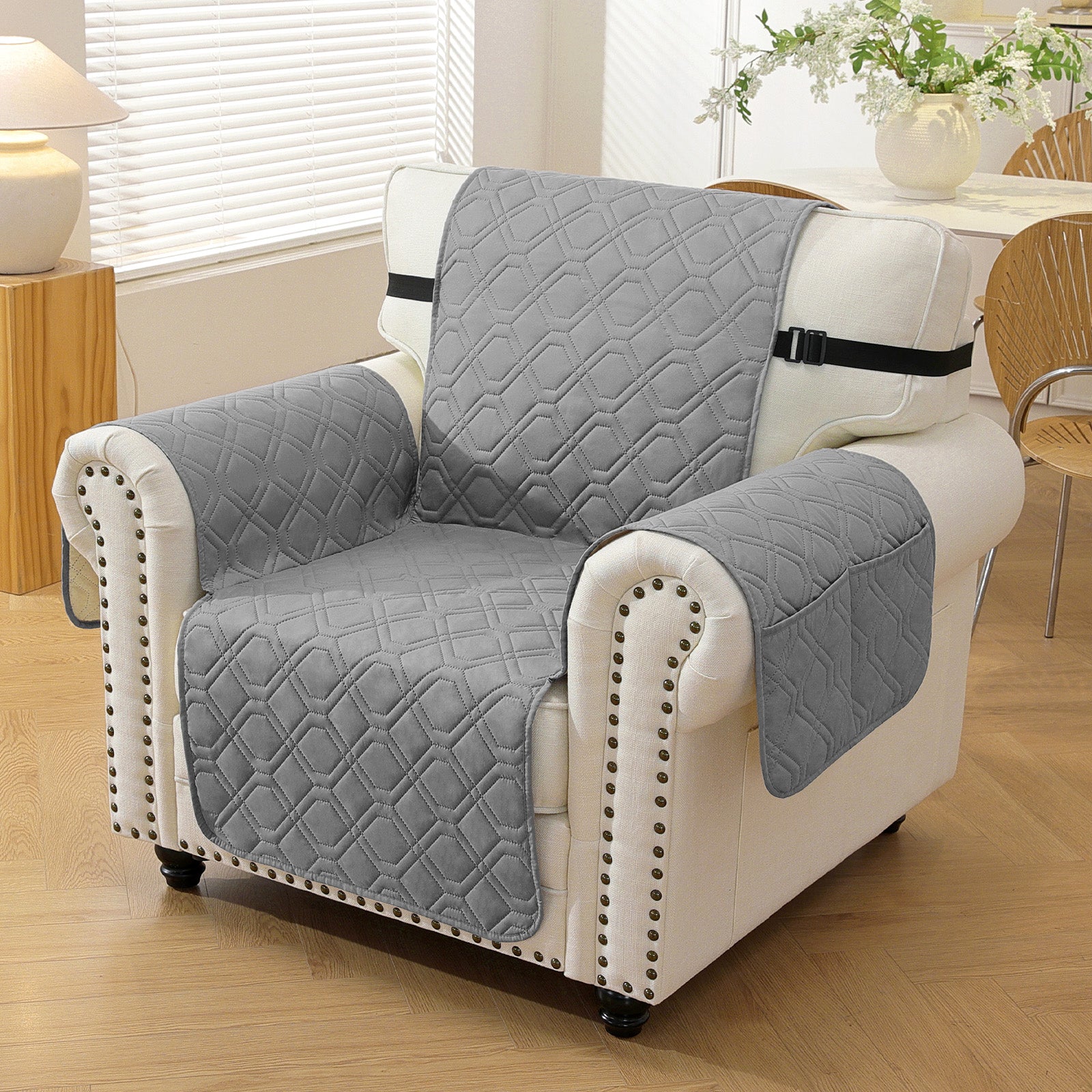 imperméable Armchair canapé couverture with accoudoirs antidérapant Pockets