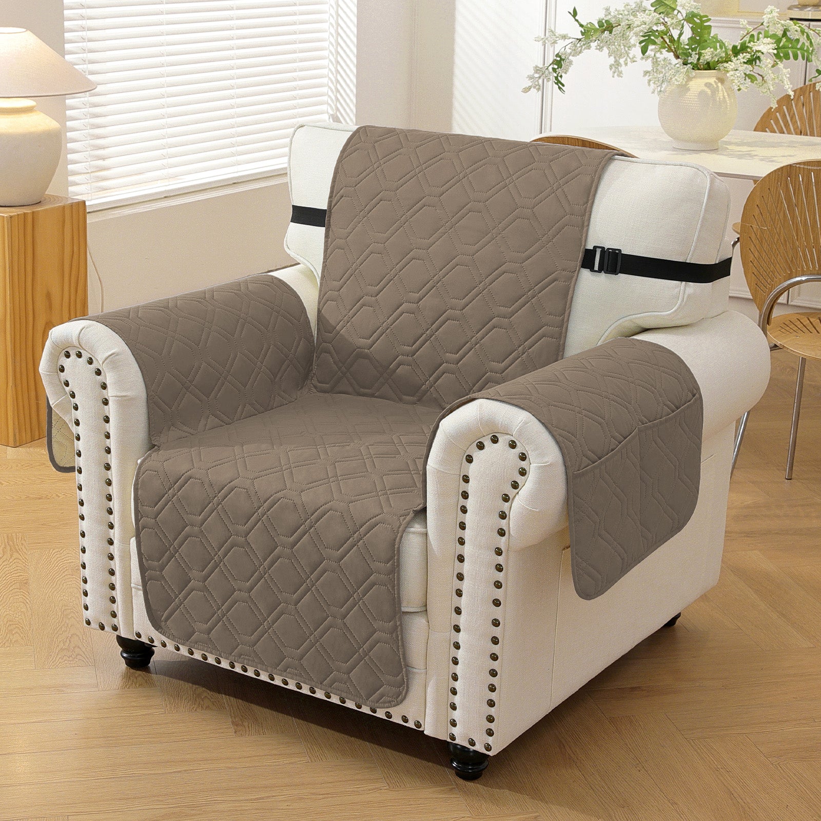 imperméable Armchair canapé couverture with accoudoirs antidérapant Pockets