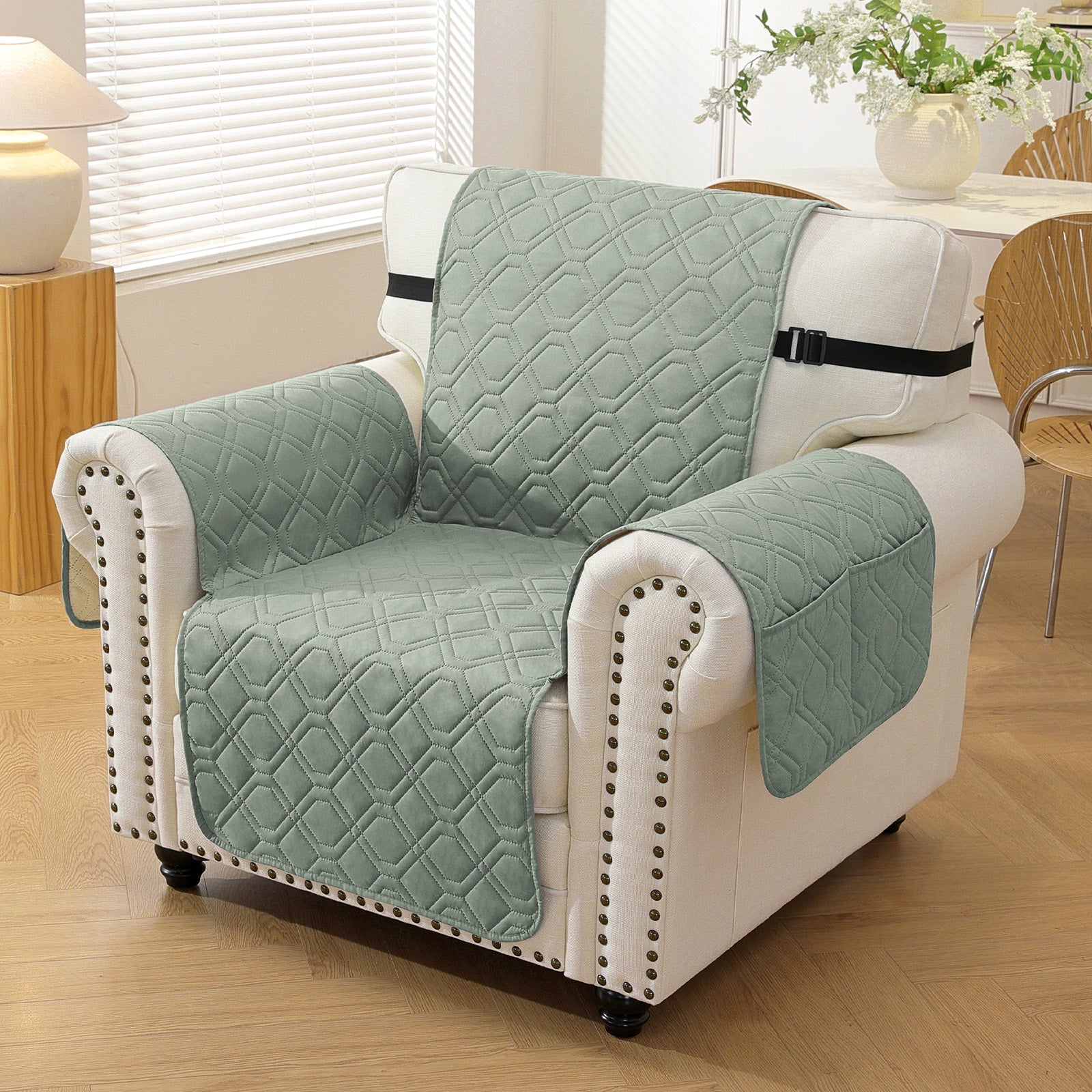imperméable Armchair canapé couverture with accoudoirs antidérapant Pockets