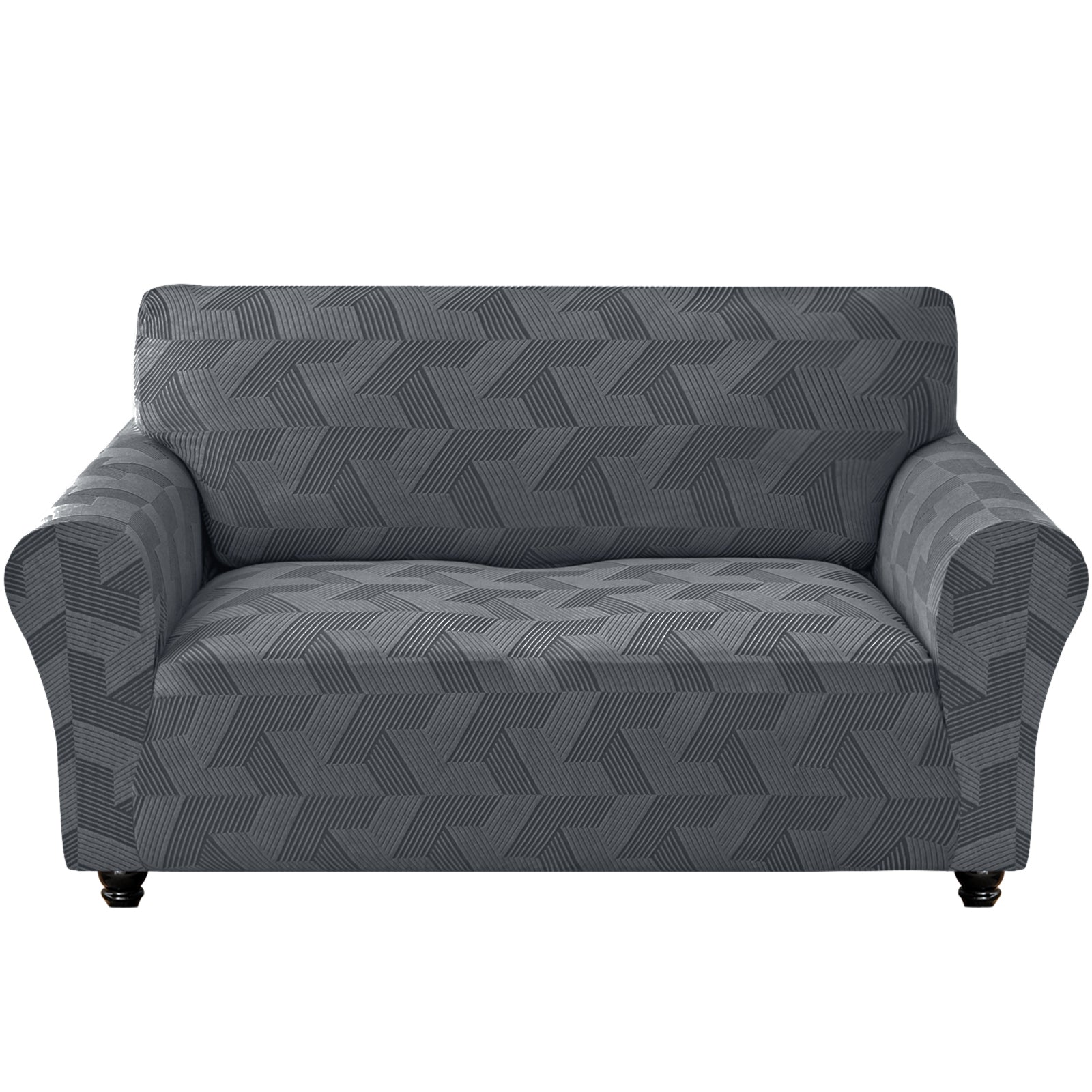 Housse de canapé Ystyle 2 places avec accoudoirs, protecteur de canapé universel élastique, housse de canapé anti-taches et antidérapante, anti-rayures, super extensible, lavable en machine