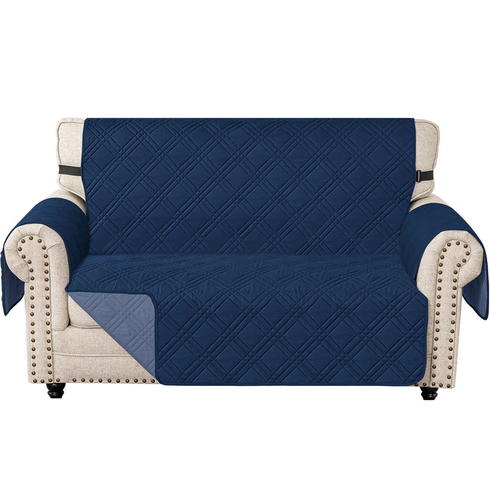 Ystyle Waterproof 2 Seater Sofa Cover with Armrests Anti-Slip-YSTYLE
