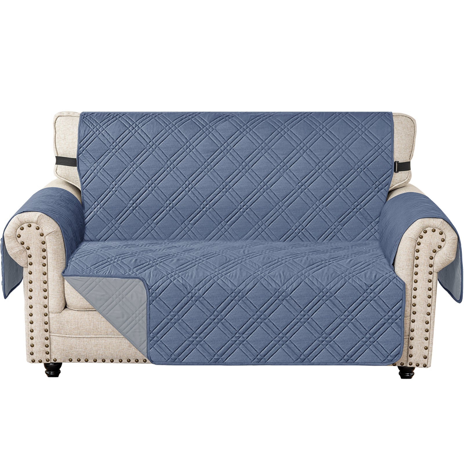 Ystyle Waterproof 2 Seater Sofa Cover with Armrests Anti-Slip-YSTYLE