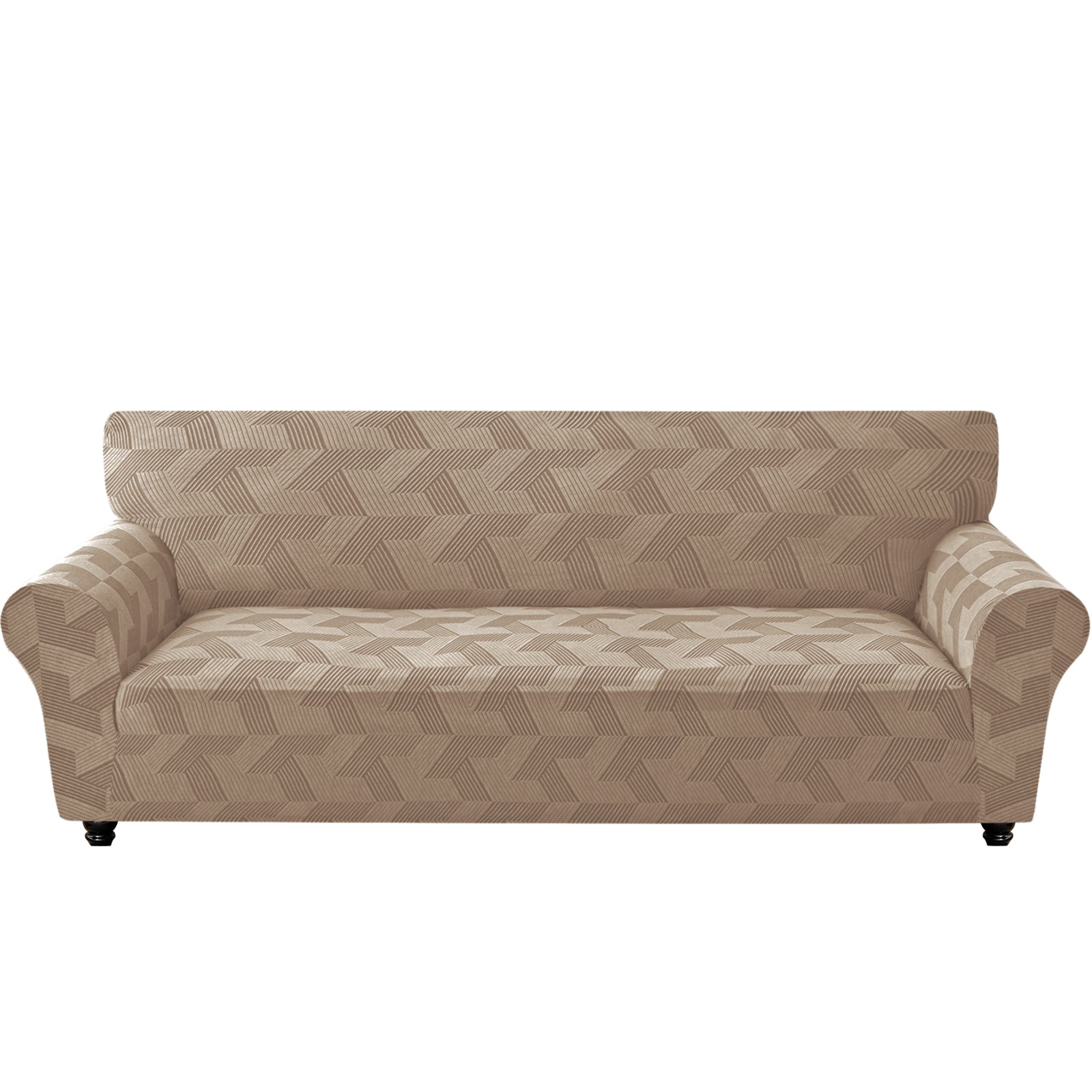 Ystyle 4-Seat Sofa Cover with Armrests, Elastic Universal Sofa Protector, Stain-Resistant & Non-Slip Sofa Slipcover, Anti-Scratch, Super Stretch, Machine Washable