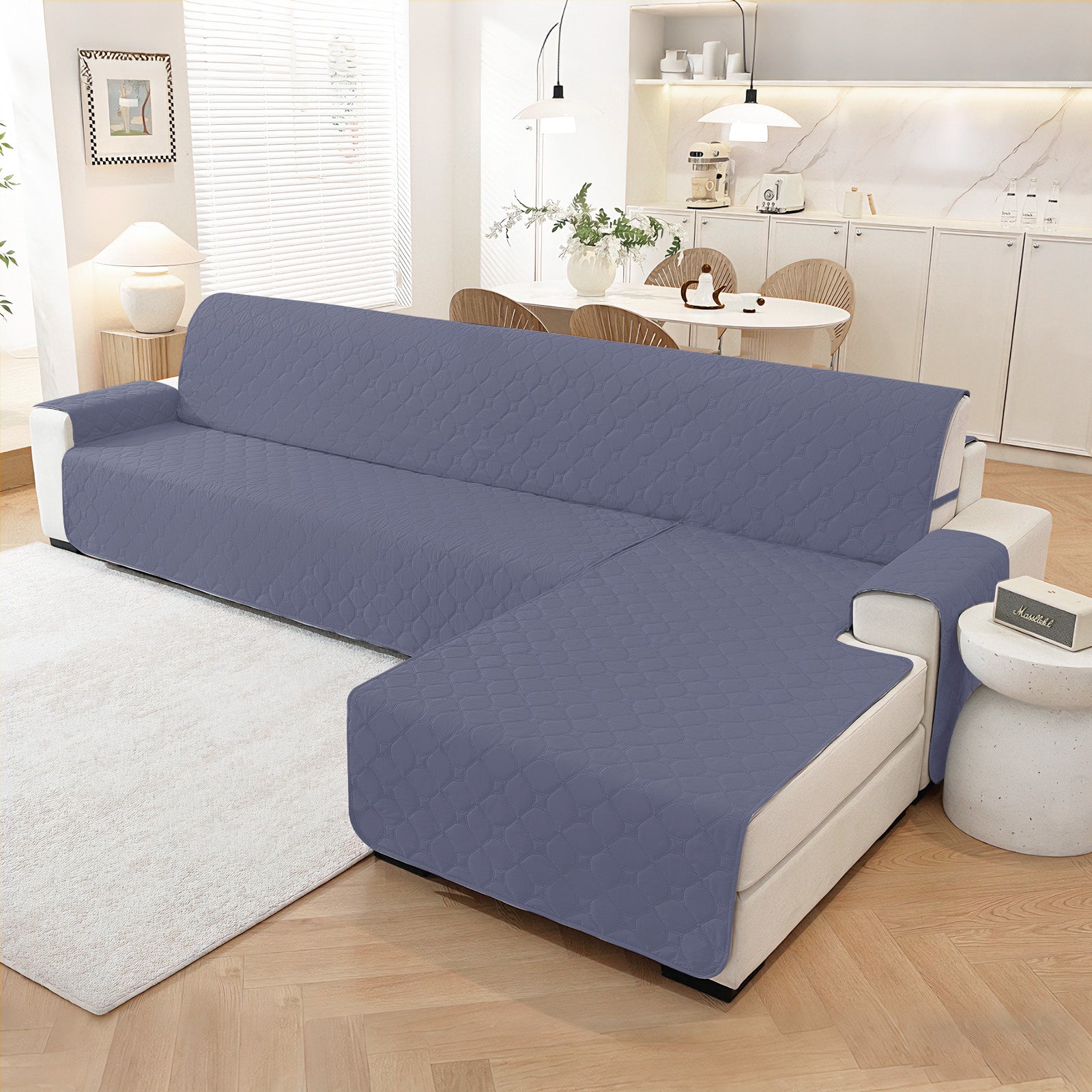 YSTYLE imperméable Reversible Corner canapé couverture L Shape 225CM