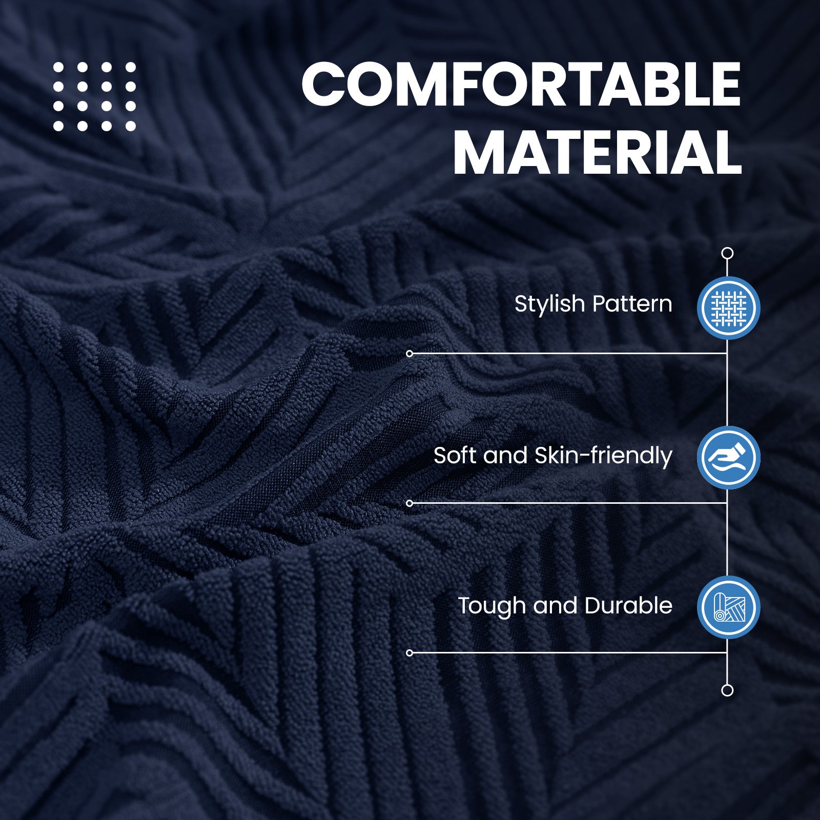 Ystyle 1 Piece Elastic Sofa Cushion Covers, Separate Sofa Seat Cushion Slipcovers, Universal Stretch Sofa Seat Protectors