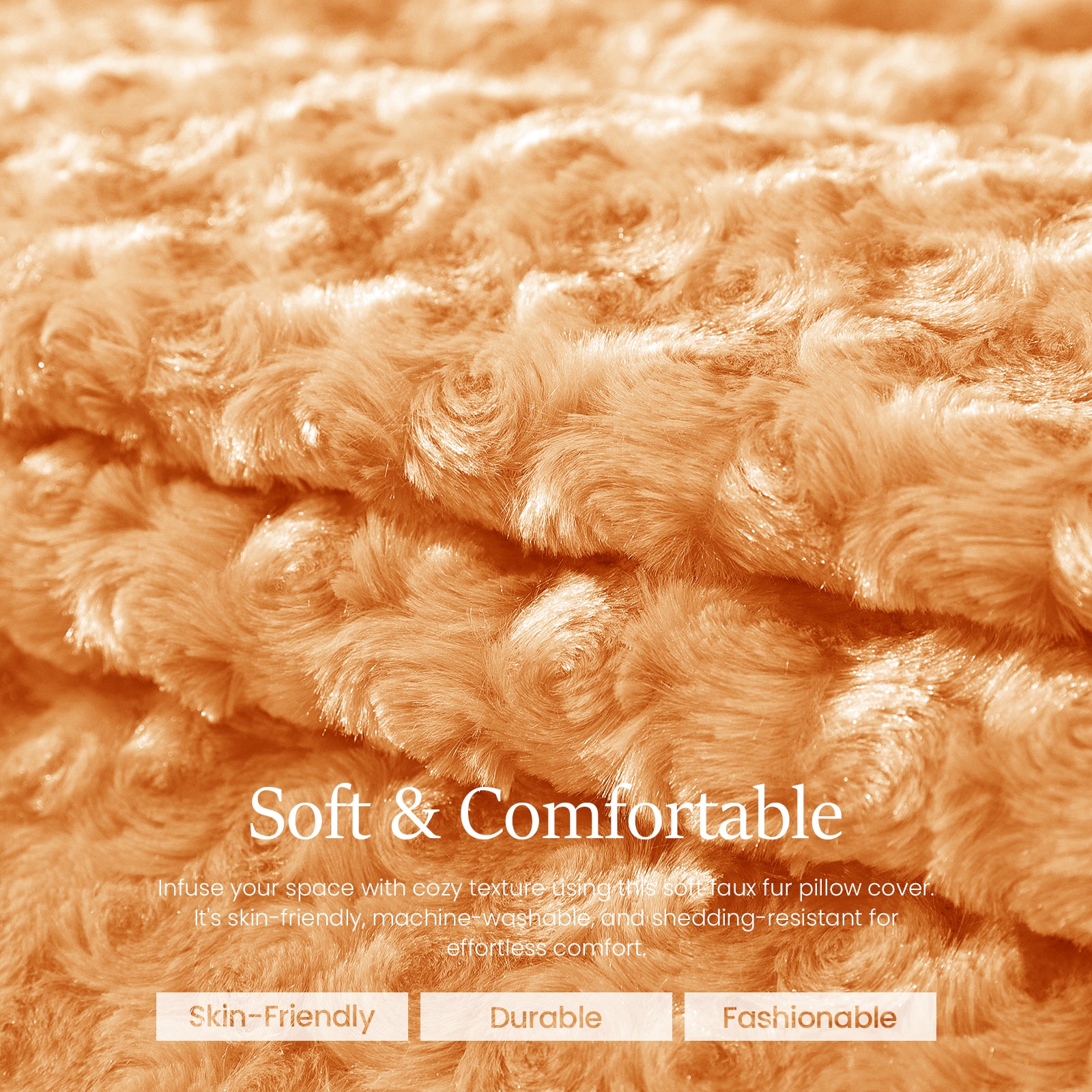 Ystyle Sofa Cushion Covers 50 x 50 cm Set of 2, Soft Plush Sofa Cushion Covers, Modern Elegant Decorative Sofa Cushion Covers, Durable for Living Room Bedroom